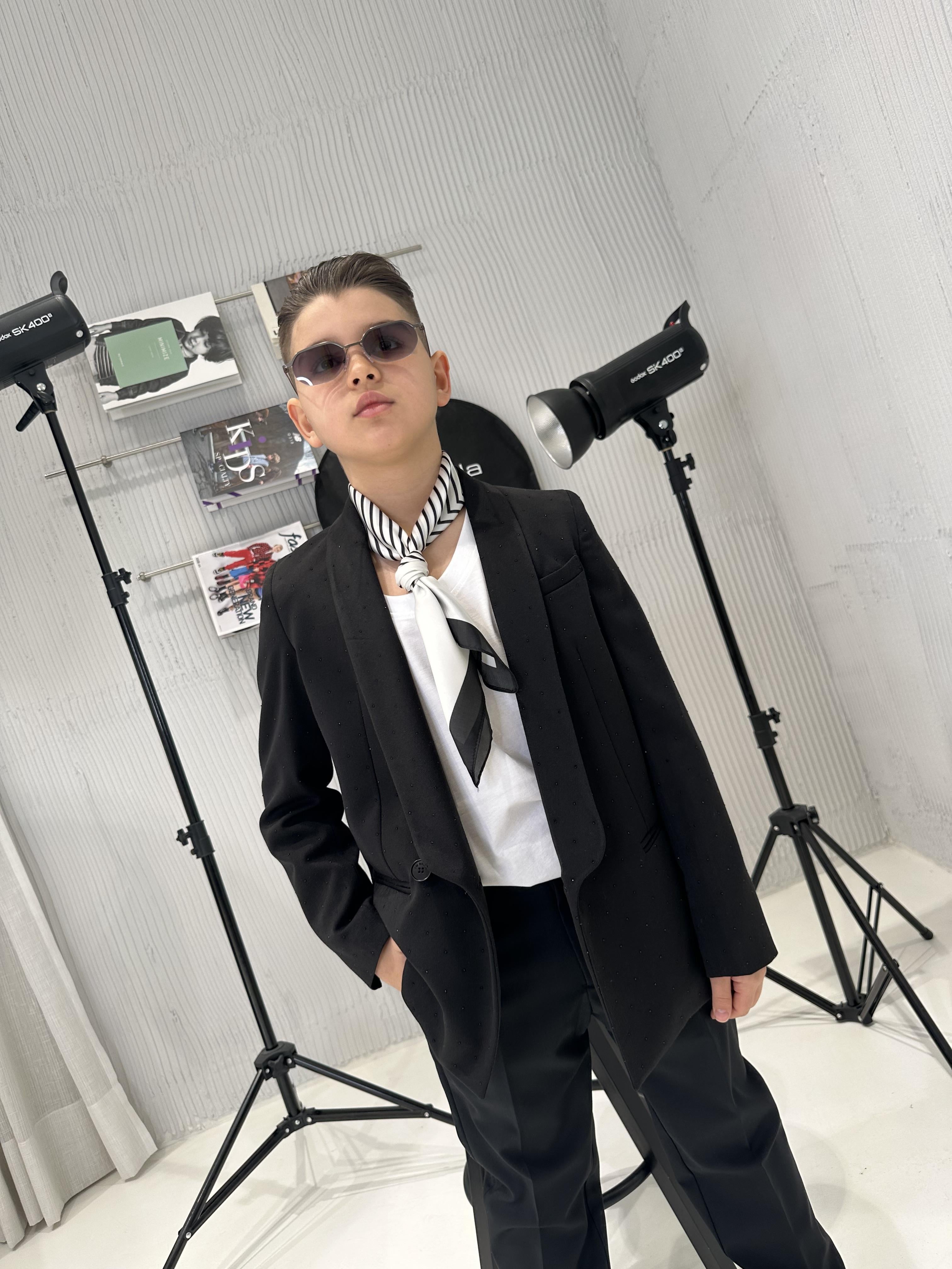 I'm Brian pantaloni kids nero
