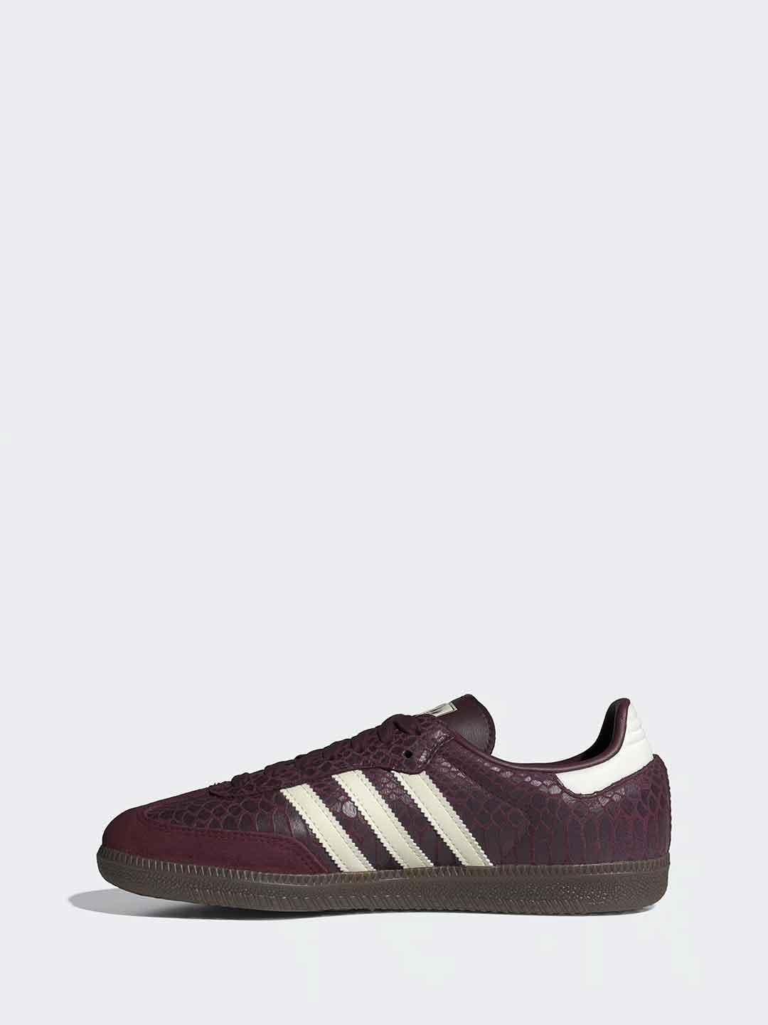 Adidas Samba OG sneakers bordeaux pitonate