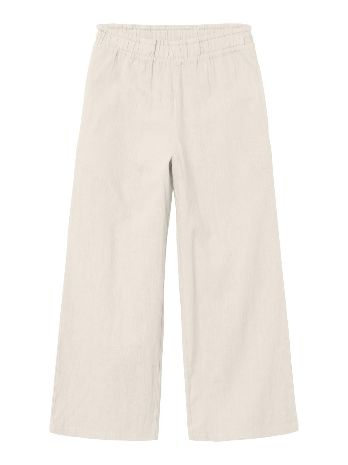 Name It pantaloni kids bianco fondo ampio