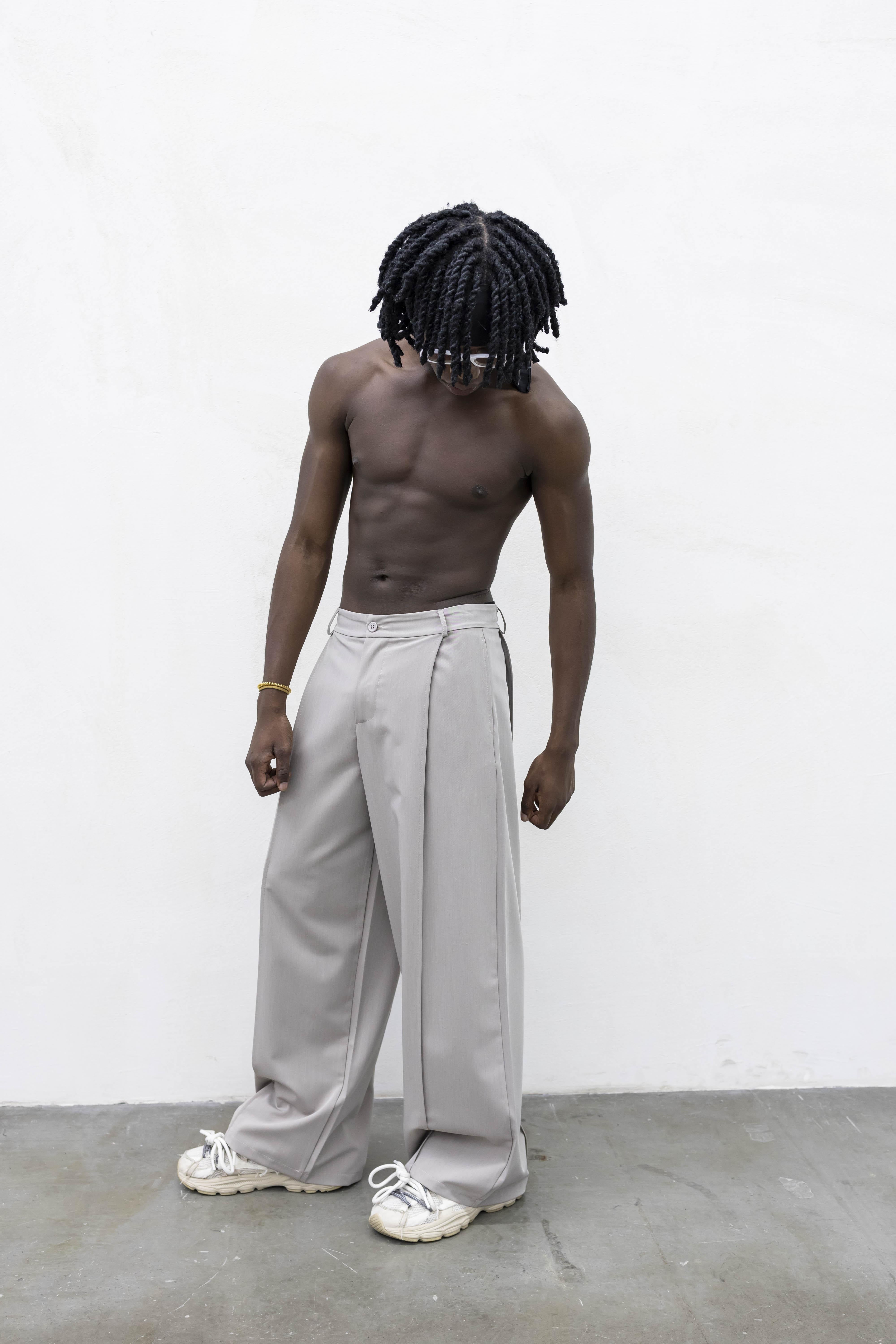 Present Day All Pinces pantaloni beige