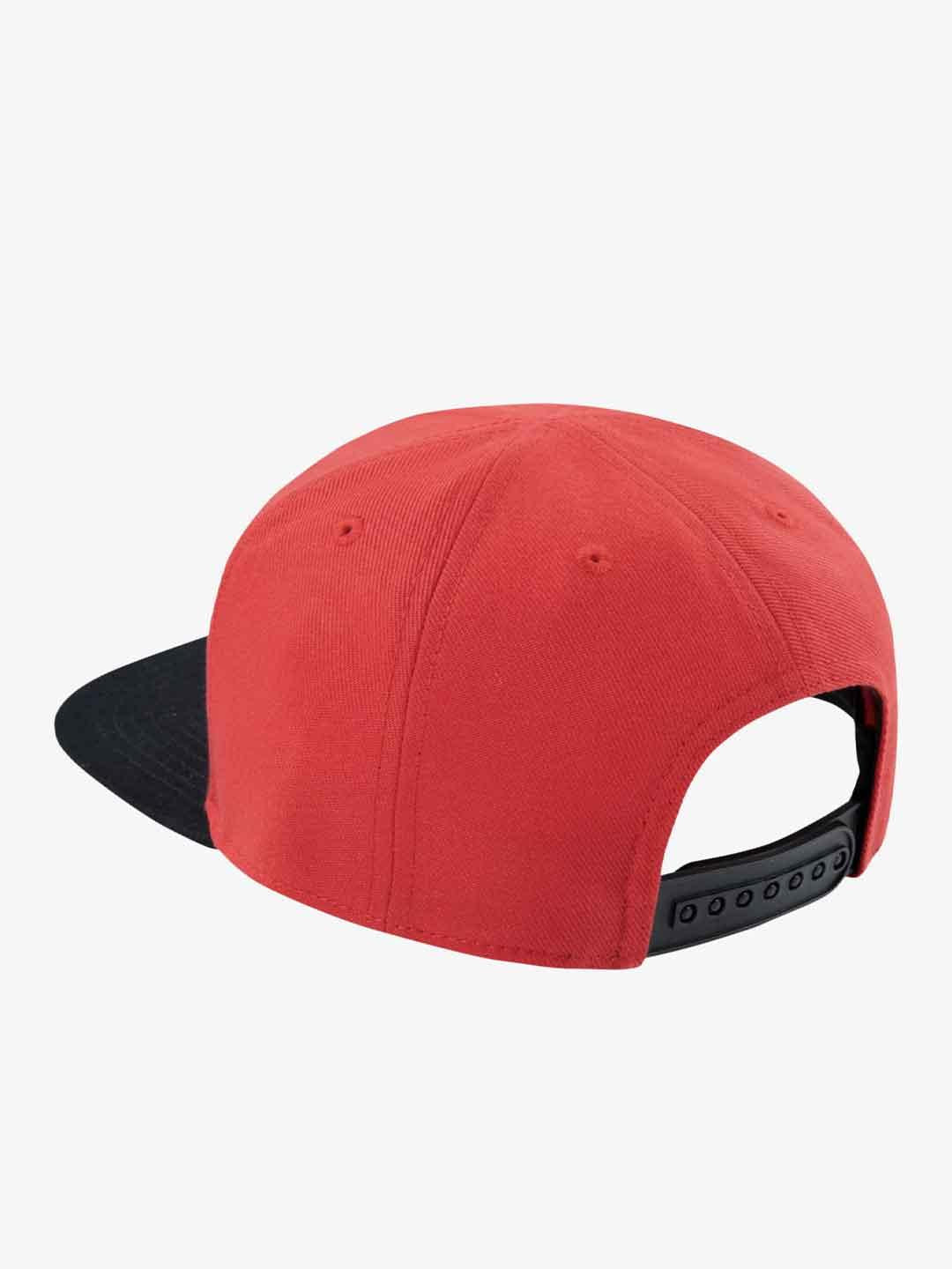Nike cappello kids rosso con visiera nera