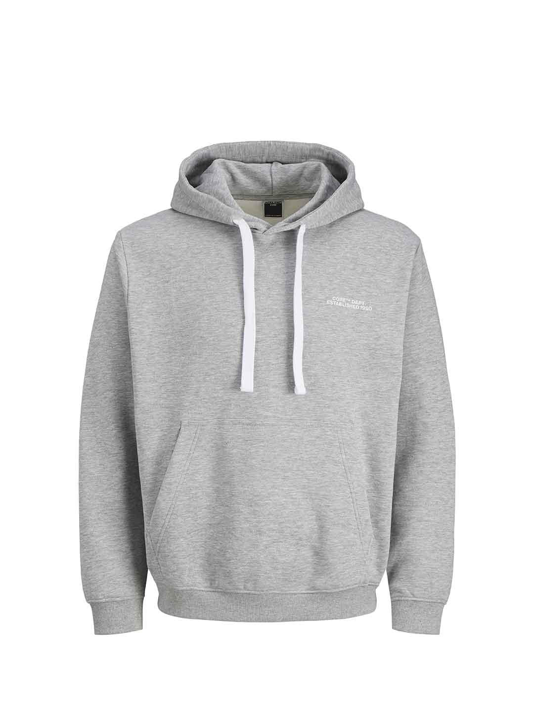 Jack & Jones felpe grigio con cappuccio