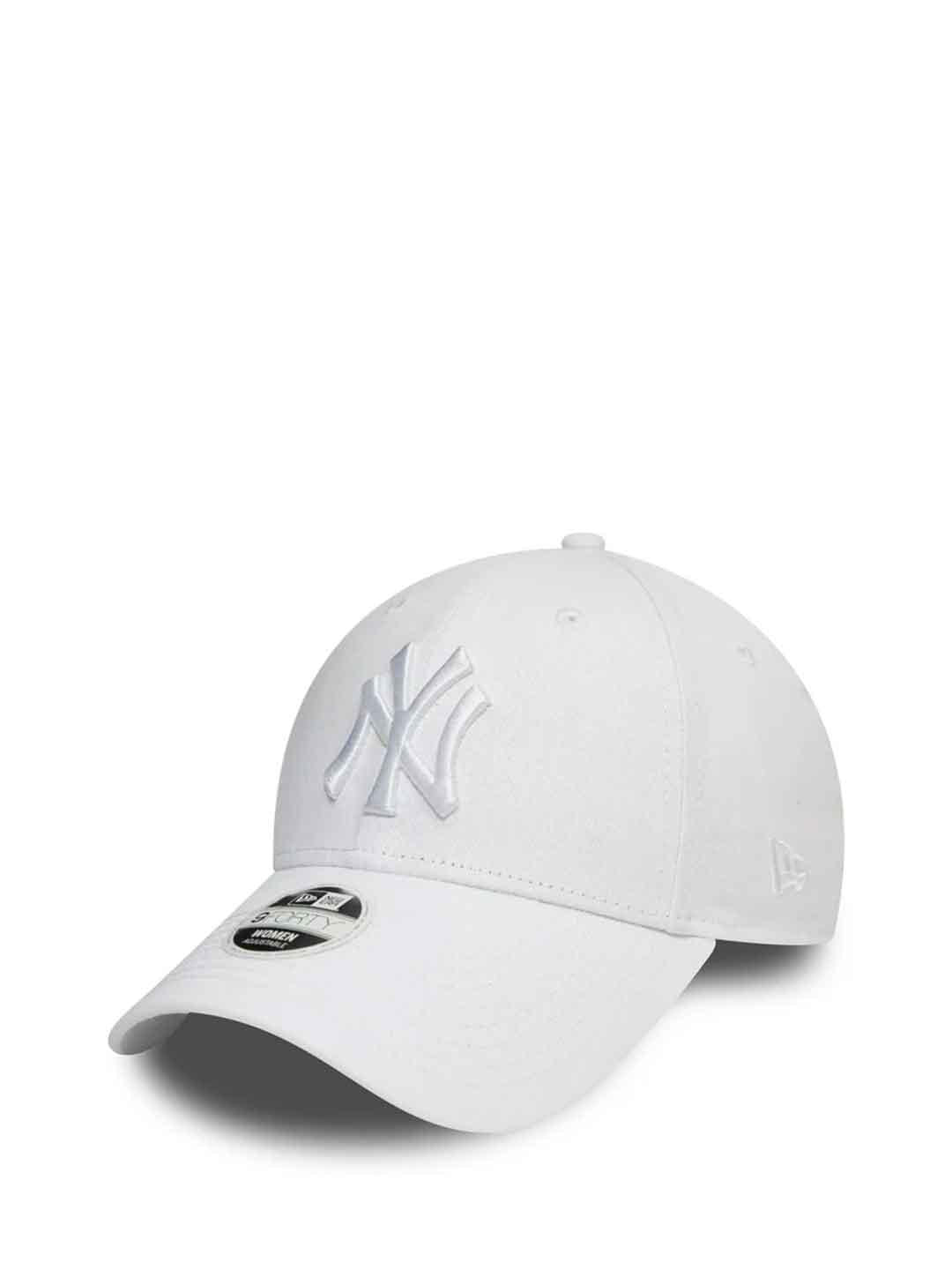New Era 9Forty cappello bianco con logo bianco