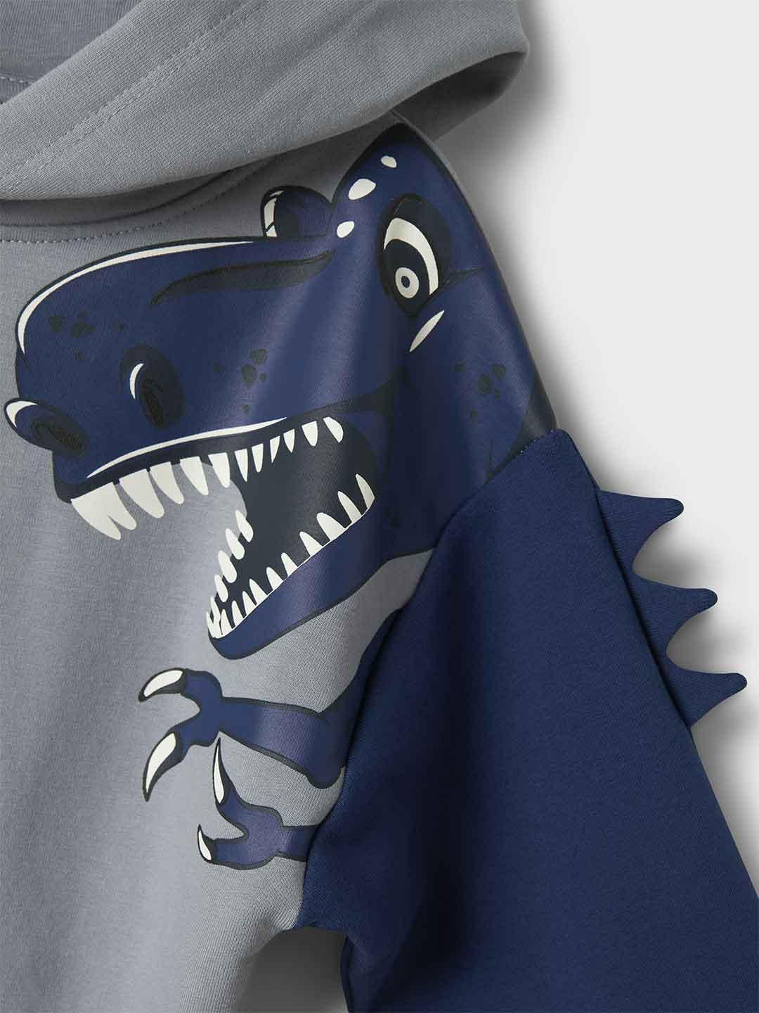 Name It felpa kids celeste con dinosauro