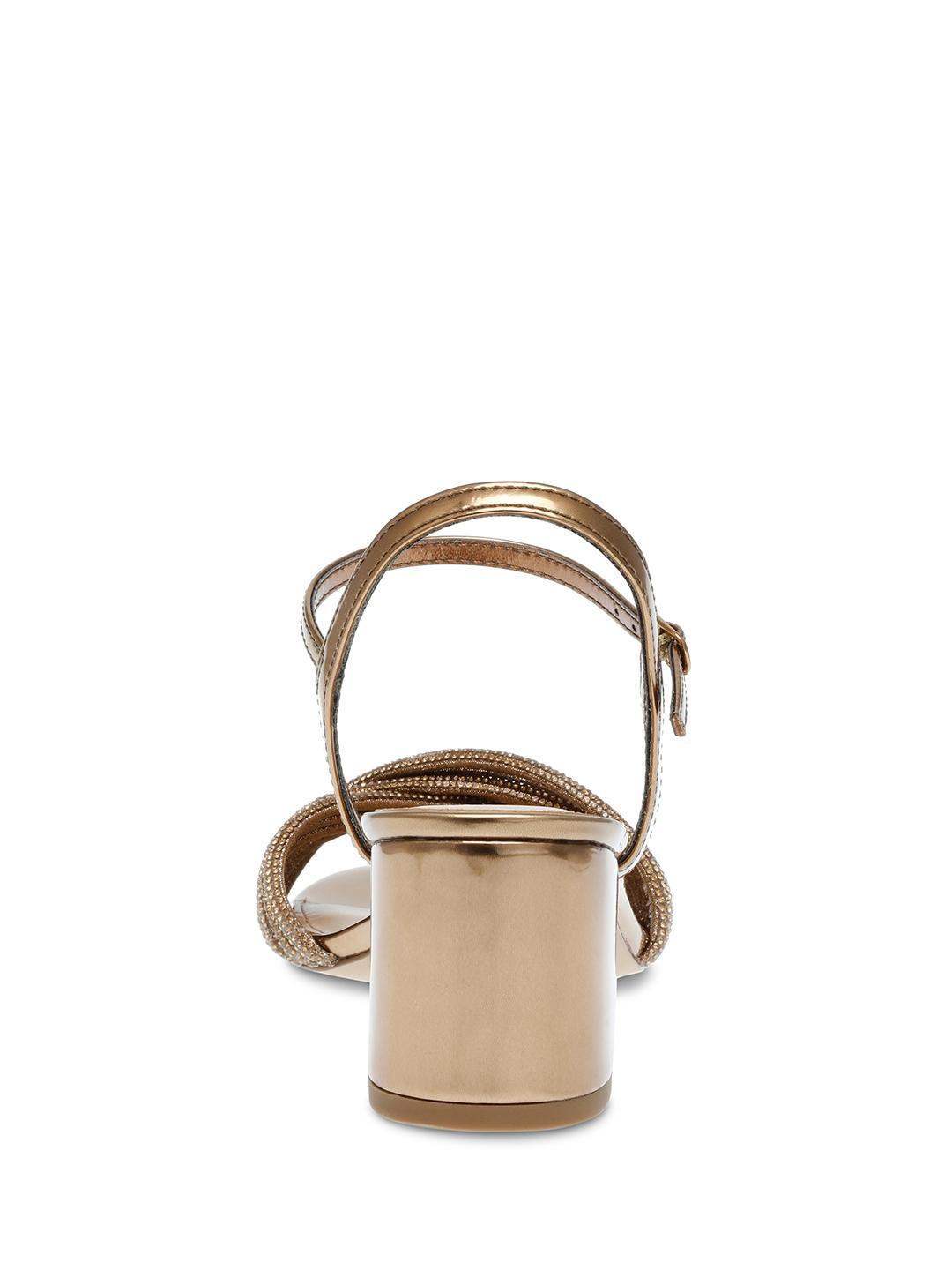 Steve Madden Ismeria bronzo con strass