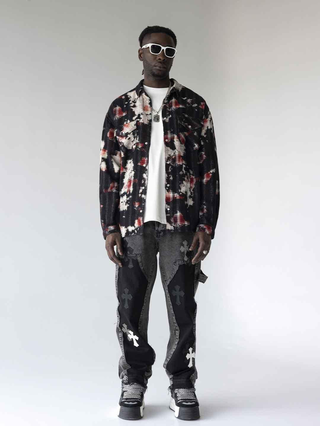 Black Island camicia a fantasia