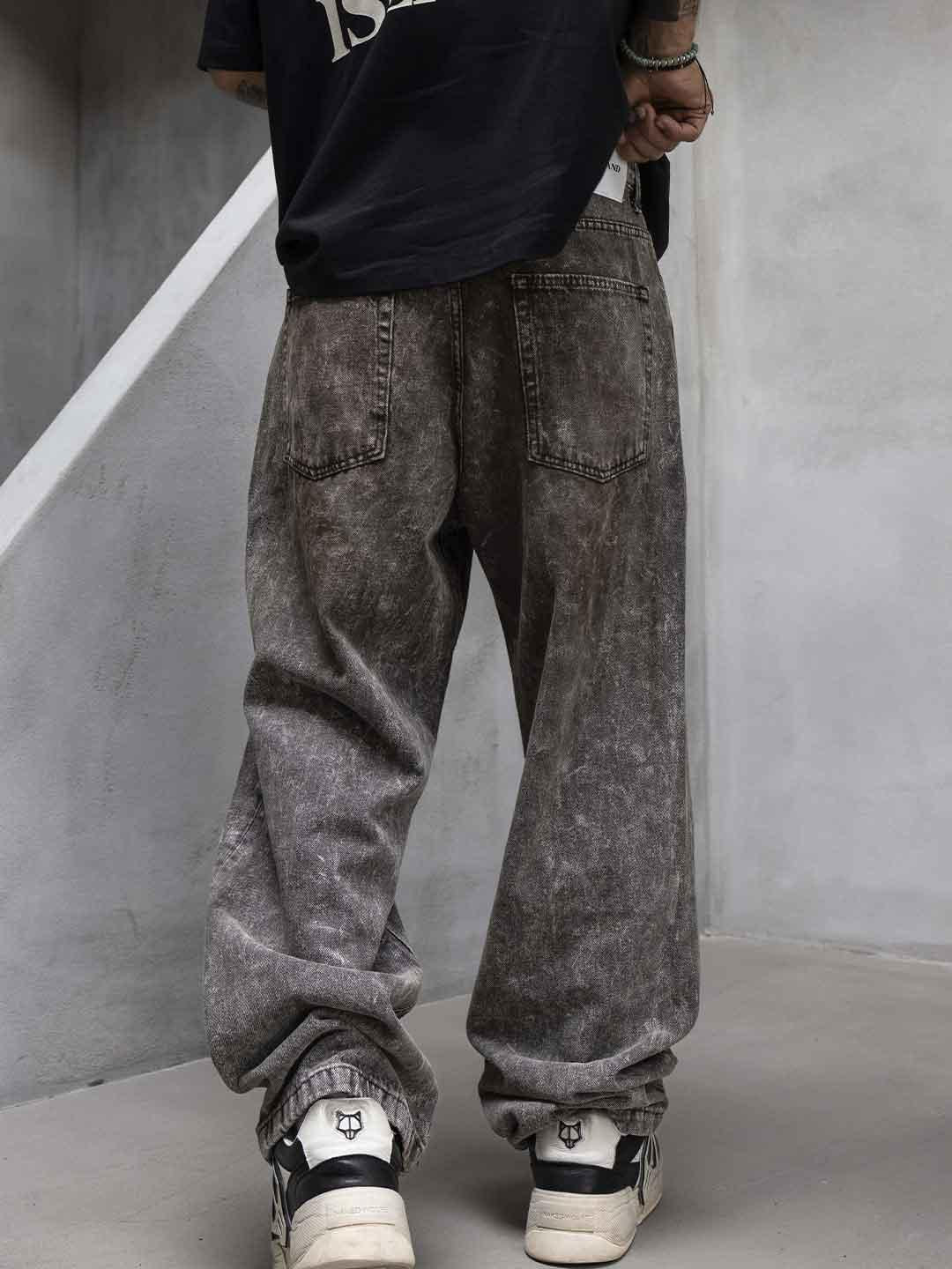 Black Island jeans grigio sabbiato