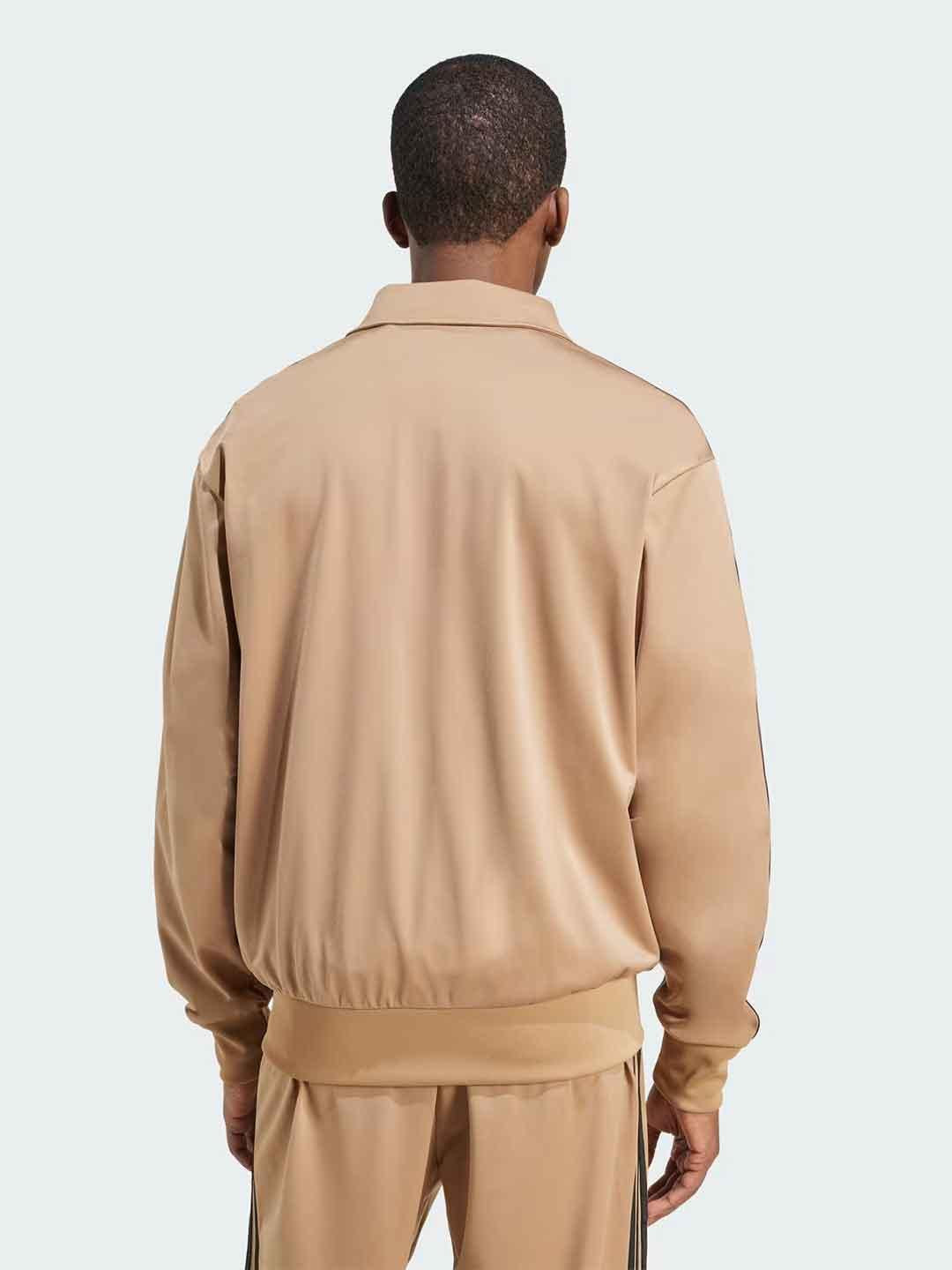 Adidas Adicolor felpa beige con bande nere