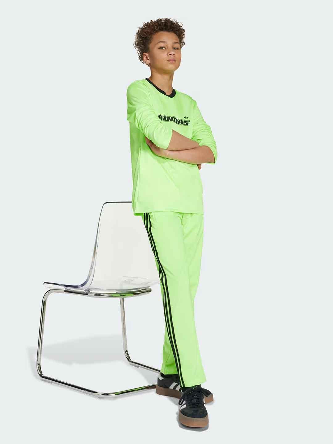 Adidas Adicolor pantaloni kids verde fluo