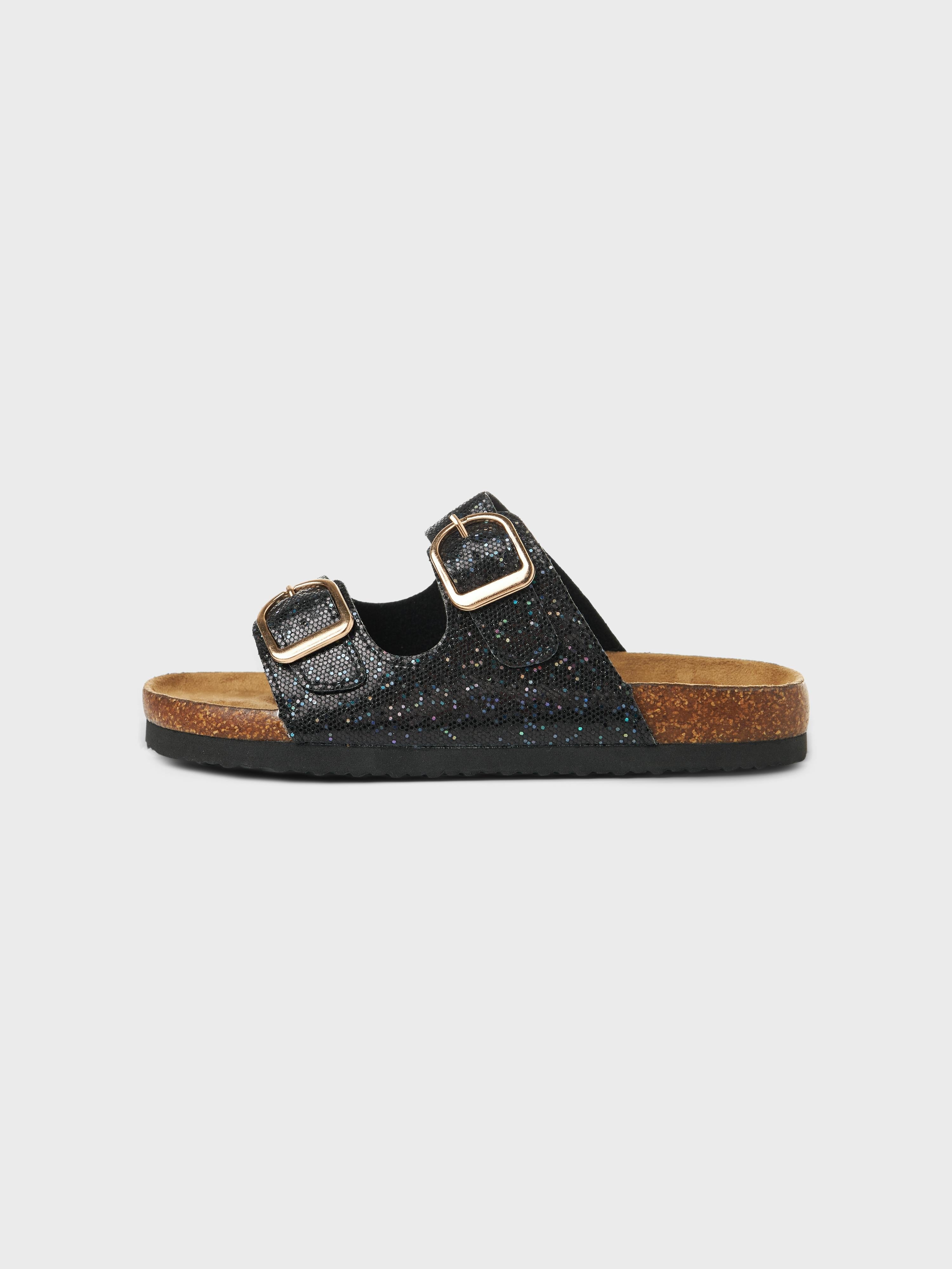 Name It sandali kids nero con glitter
