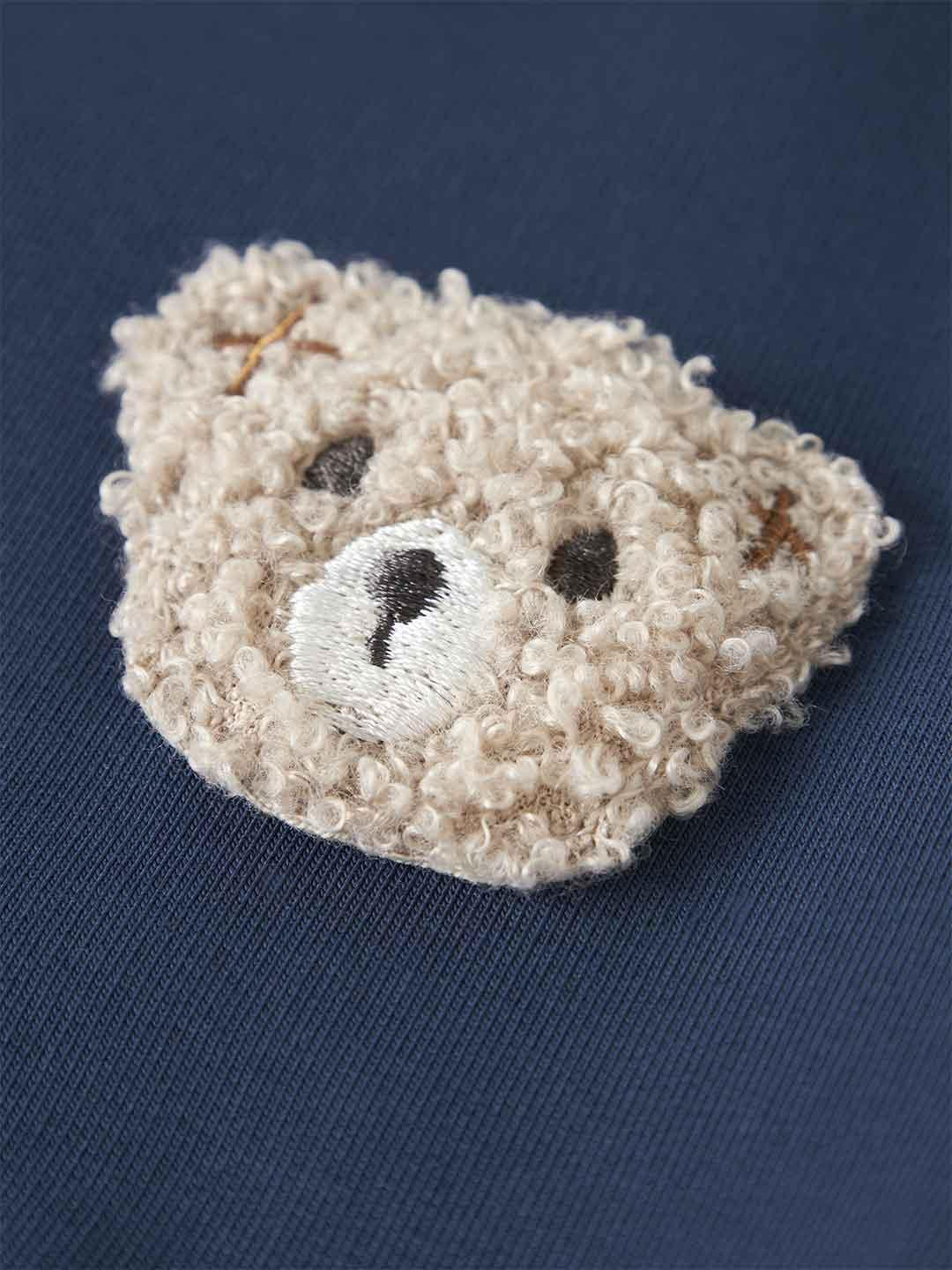 Name It felpa kids blu con teddy