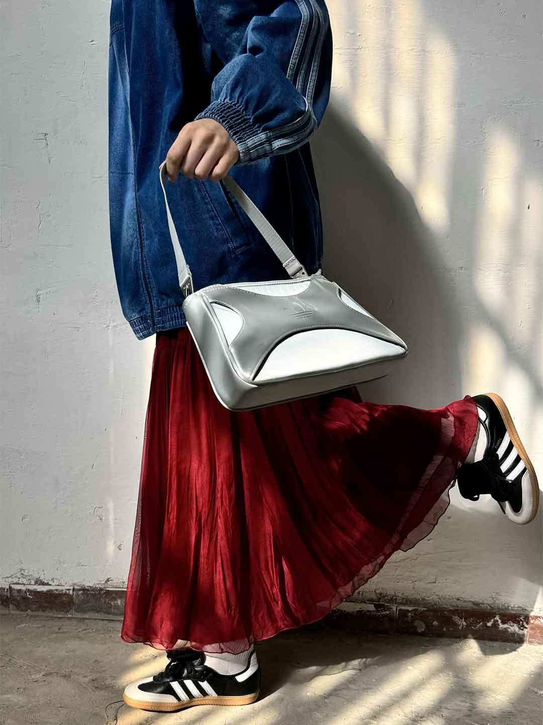 Aniye By Ivette gonna bordeaux lunga
