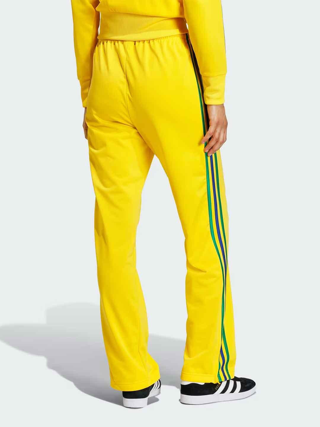 Adidas Firebird pantaloni giallo e verde