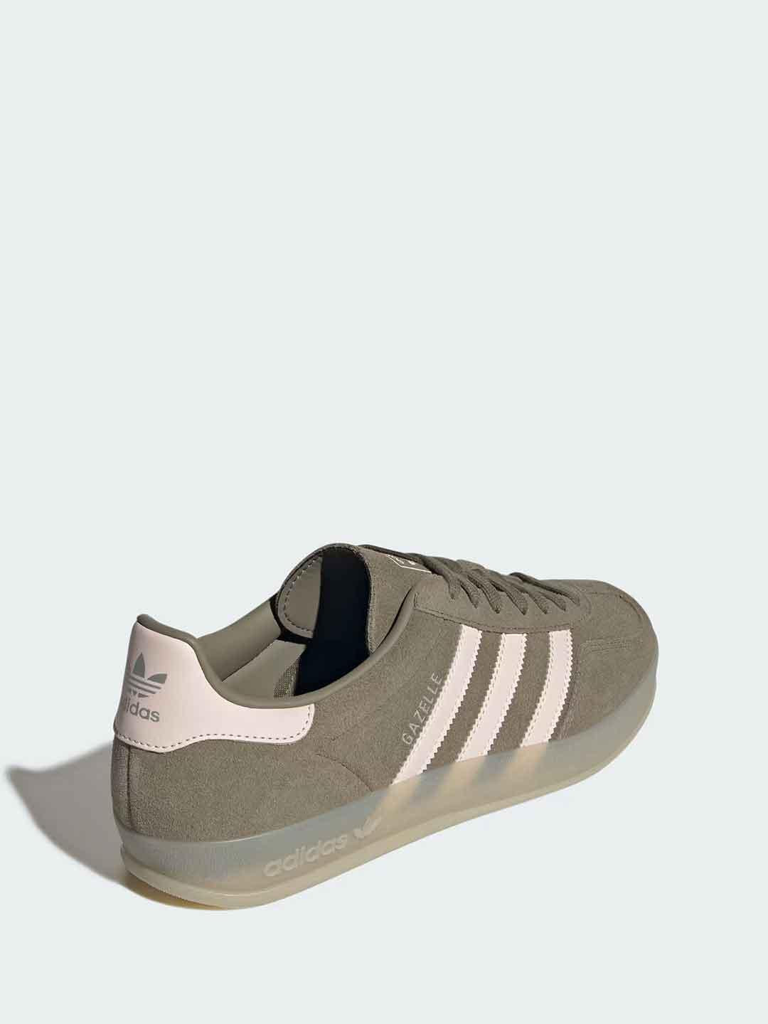 Adidas Gazelle Indoor sneakers verde e rosa