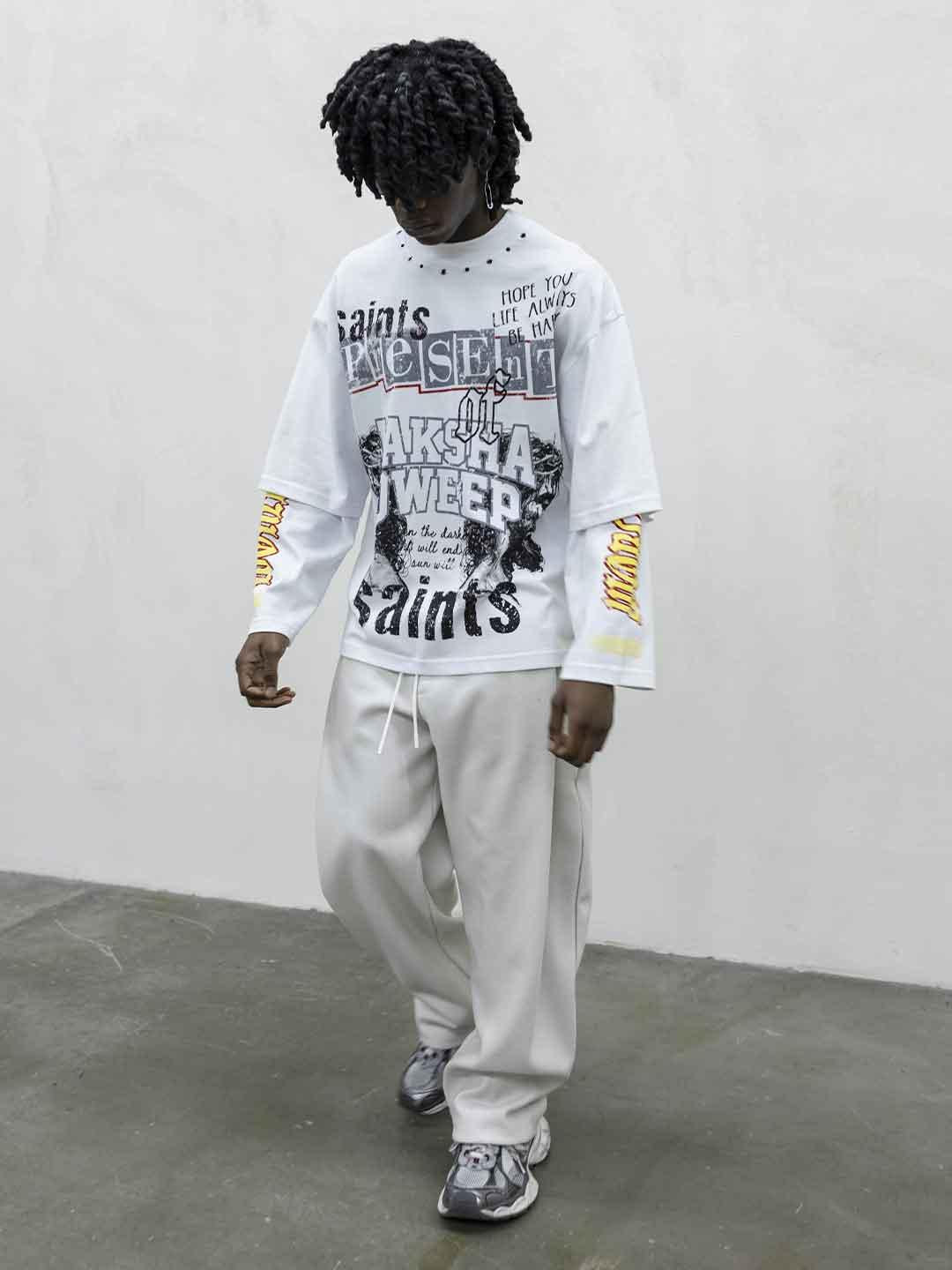 Present Day t-shirt bianco