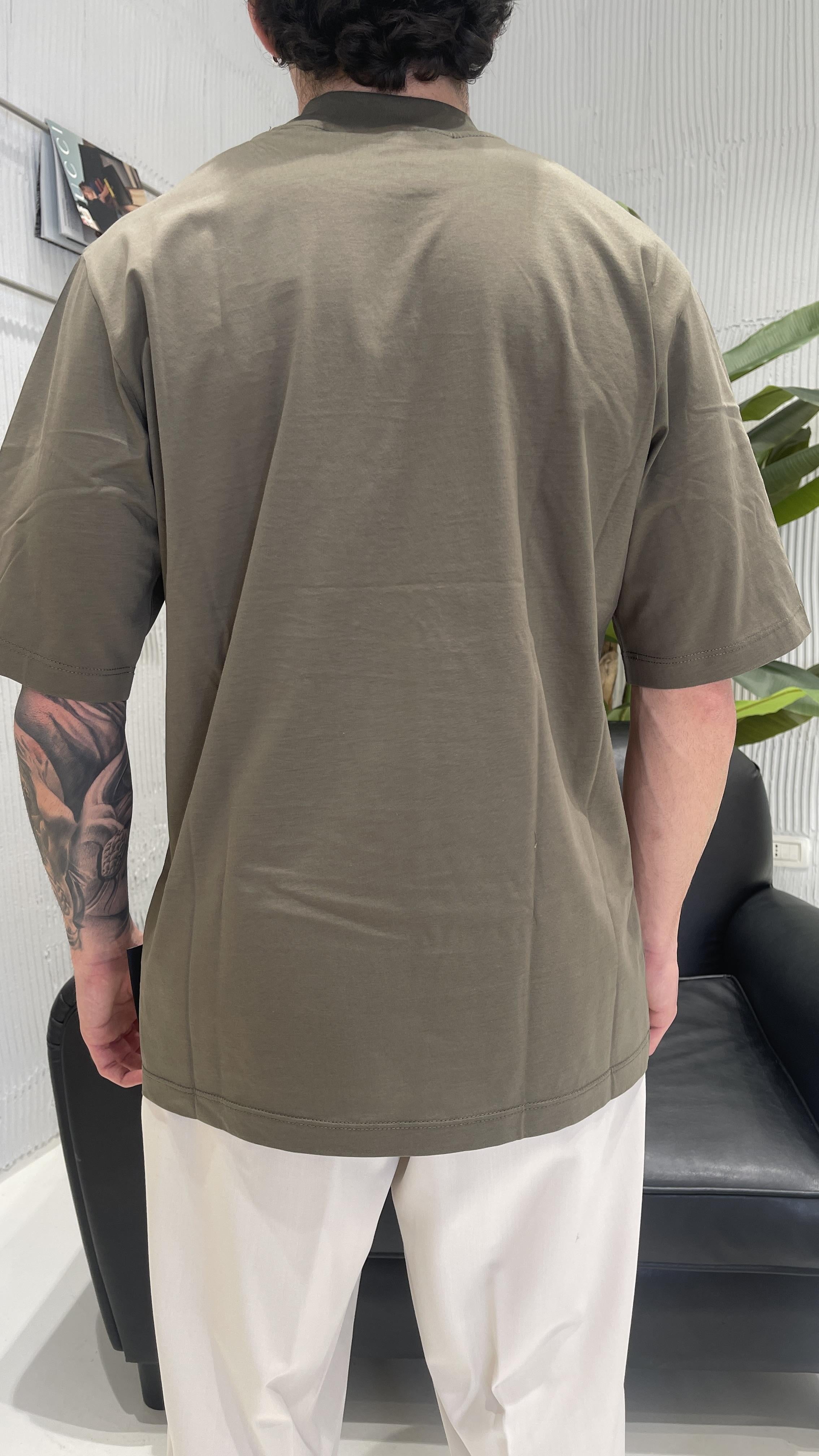 Pret A Porter t-shirt verde basic