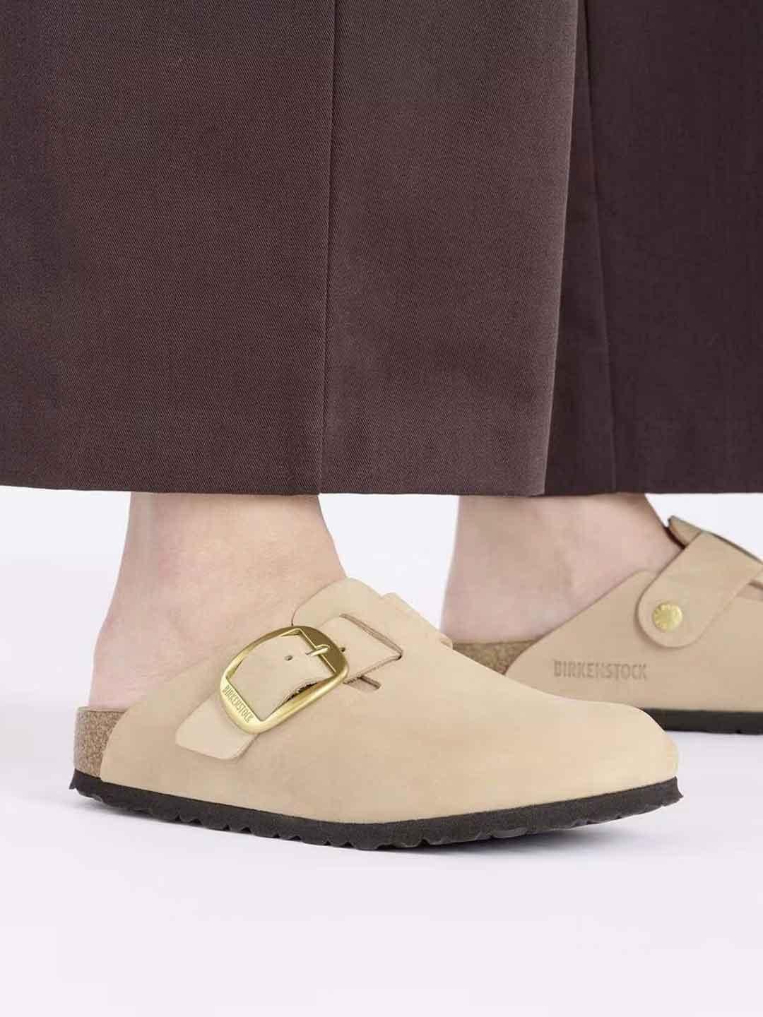 Birkenstock Boston sabot beige