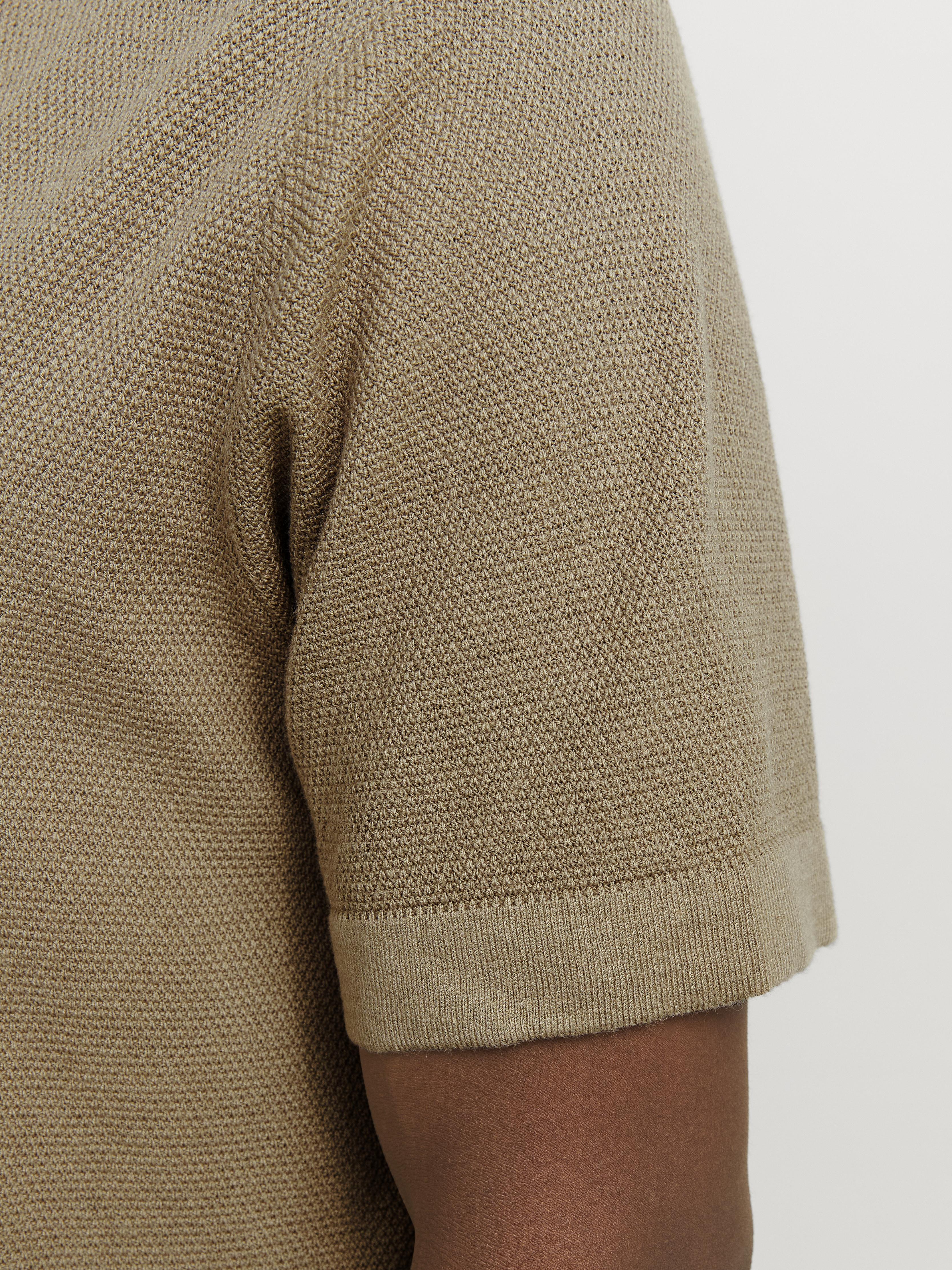 Jack & Jones polo beige con bottoni