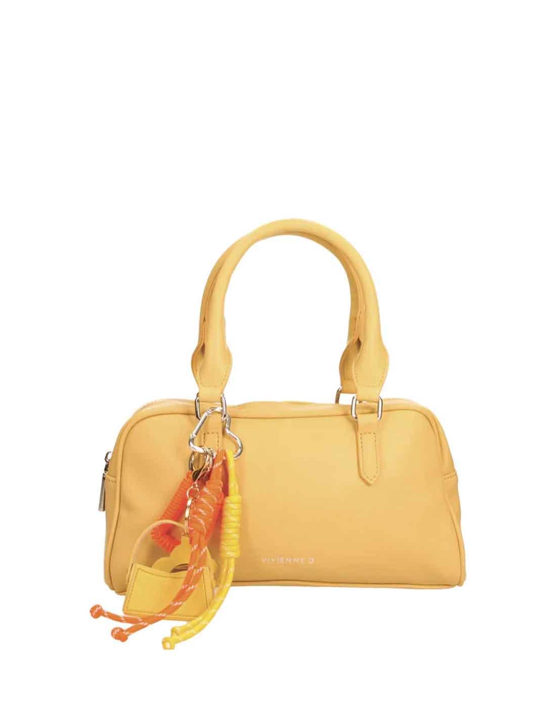 Vivienne D Mini Charm borsa giallo