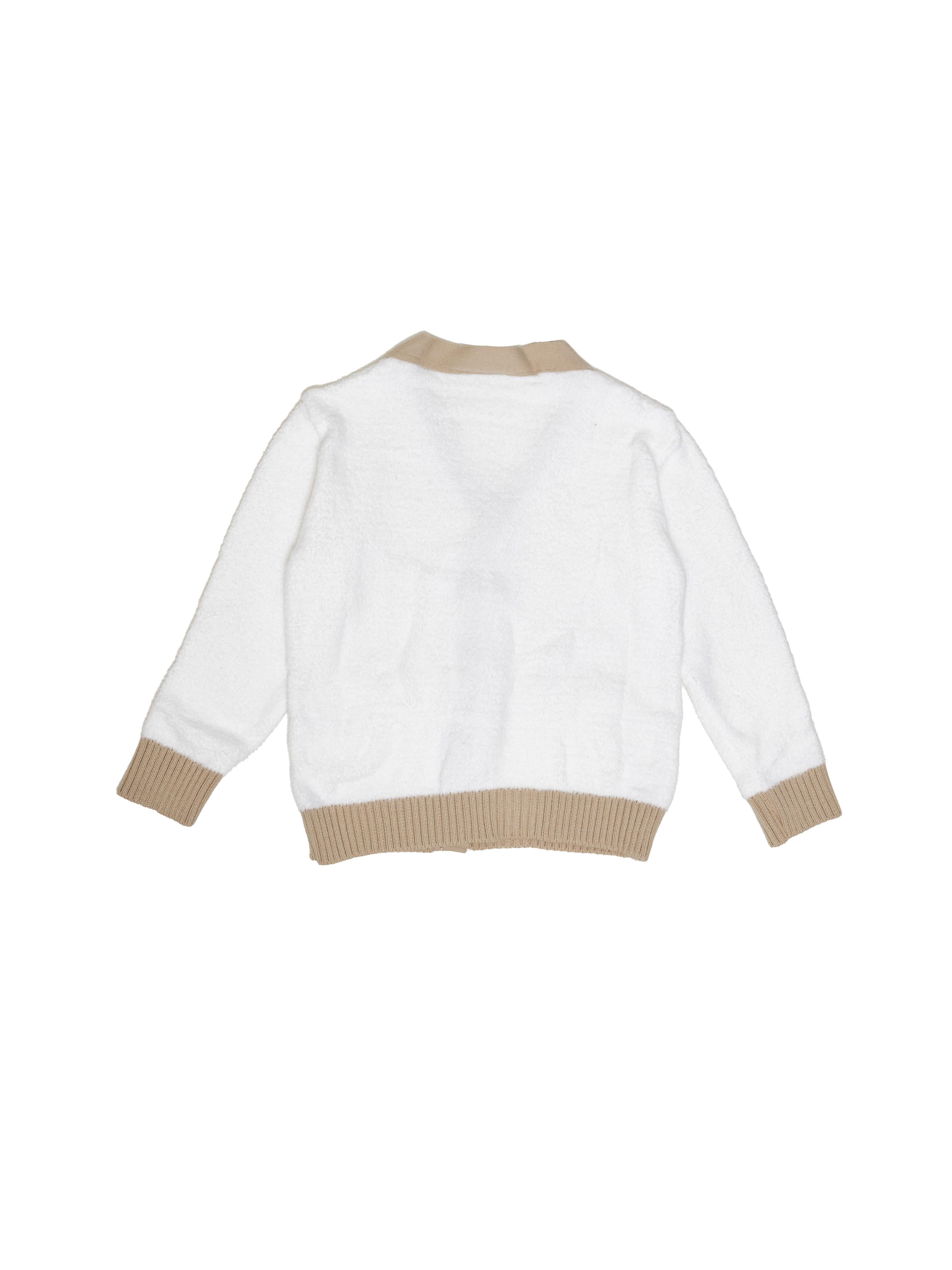 Yes London cardigan kids panna in lana