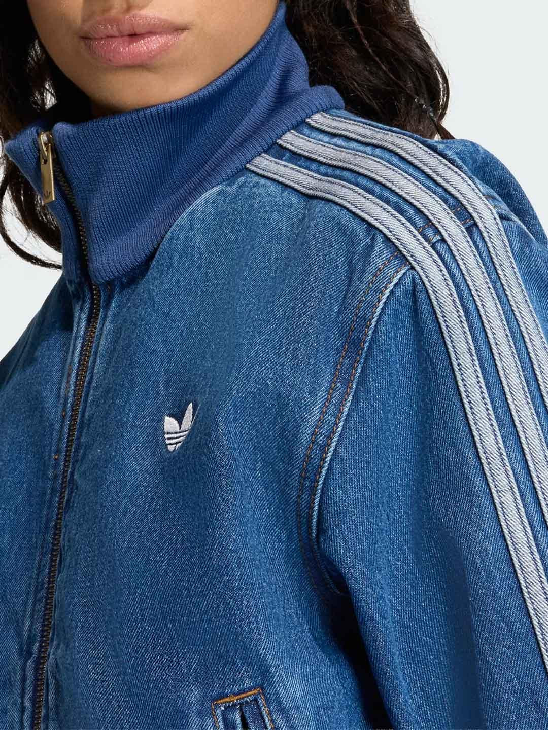 Adidas Firebird felpa in jeans
