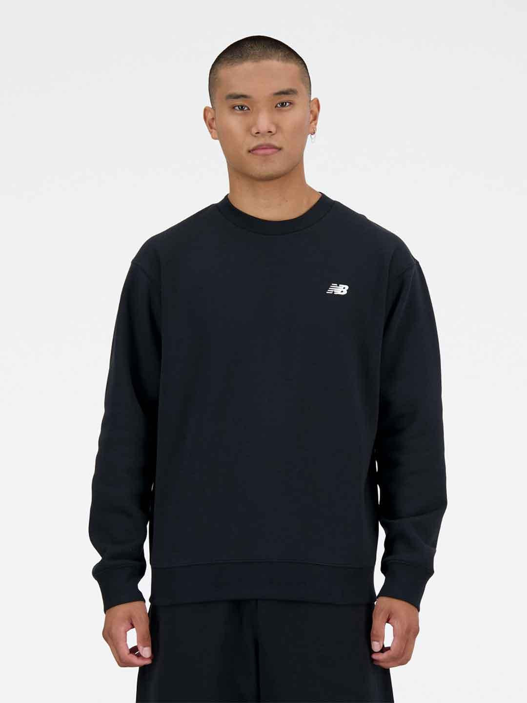 New Balance felpa nero girocollo