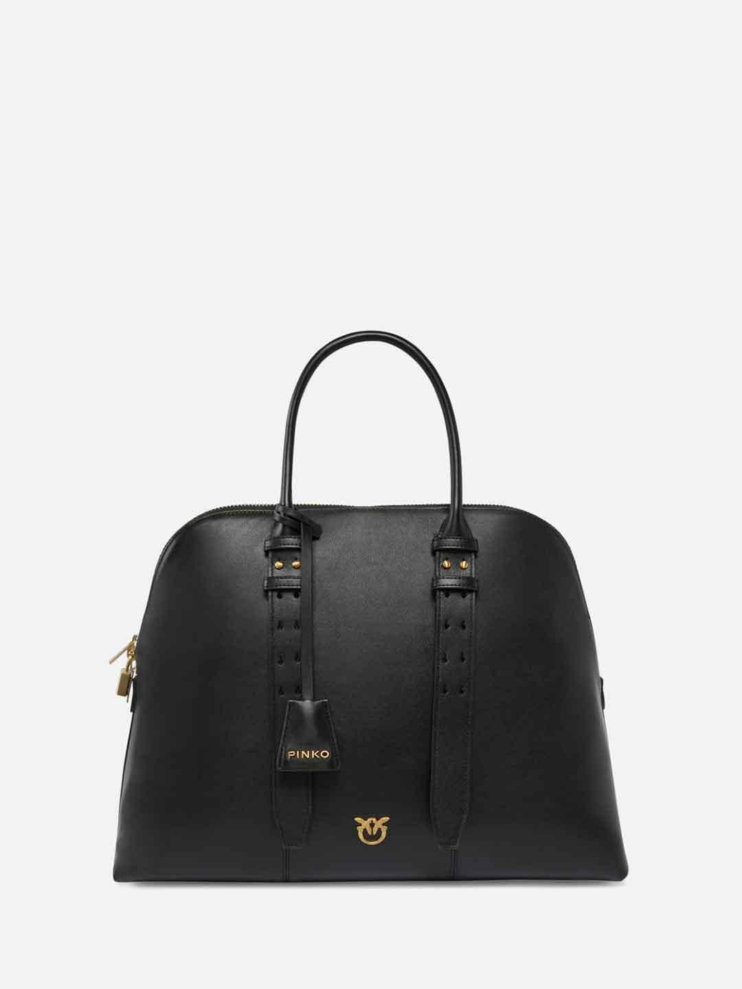 Pinko Bowling Bag Maxi borsa nero