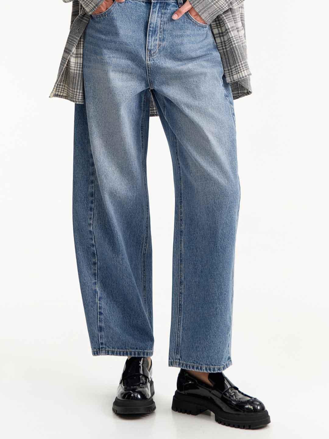 Eleh jeans celeste baggy