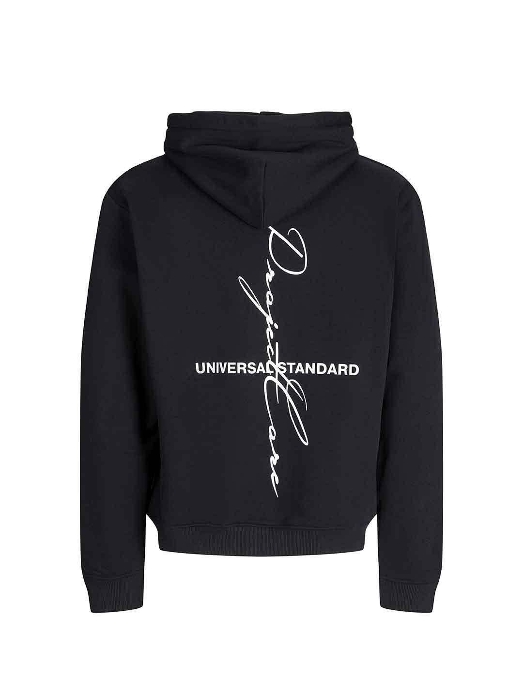 Jack & Jones felpe nero con cappuccio