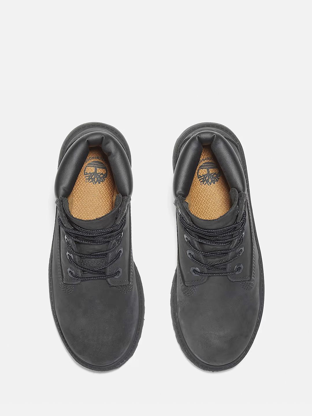 Timberland Premium 6 Inch anfibio kids nero impermeabile