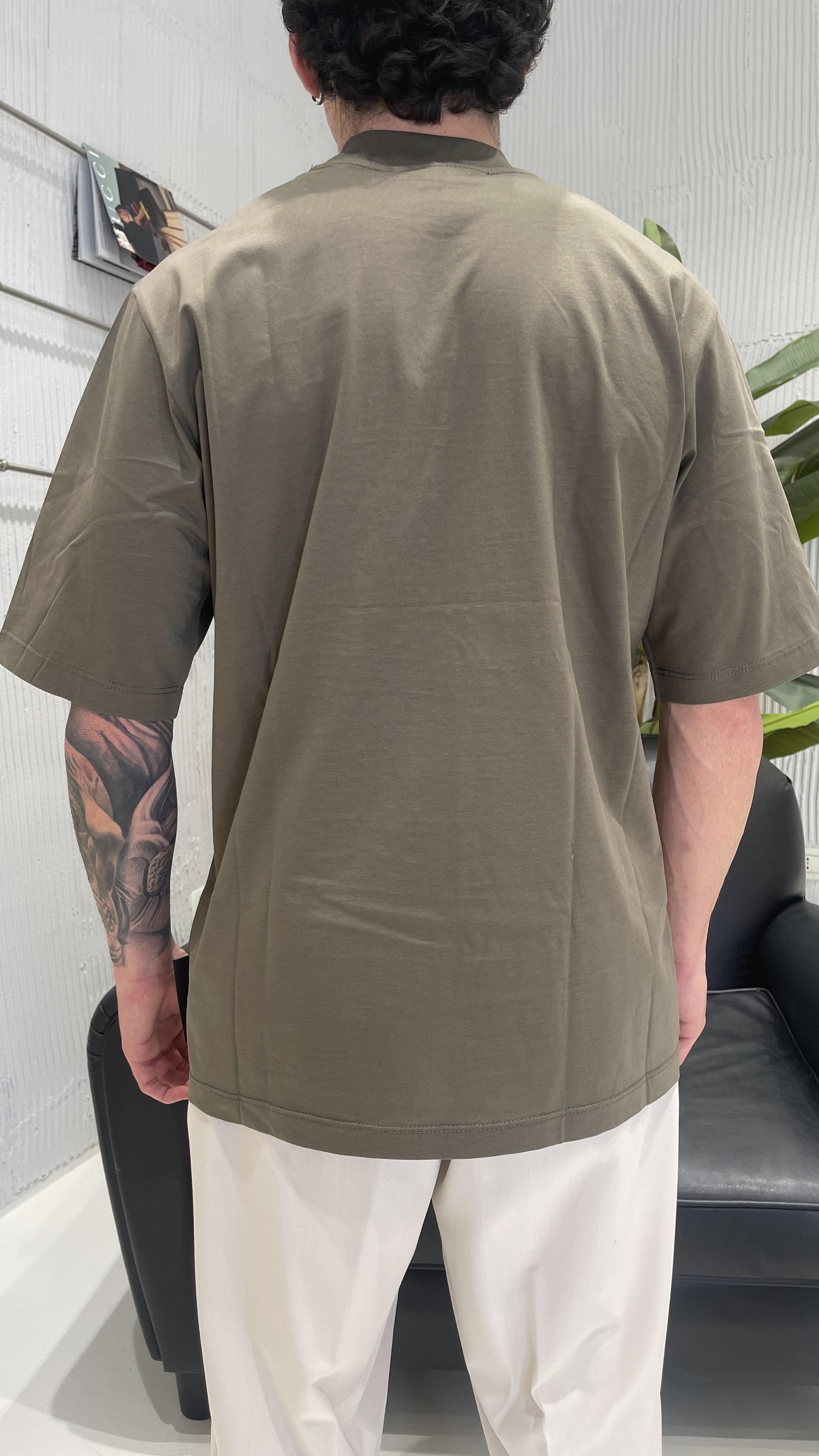 Pret A Porter t-shirt verde basic