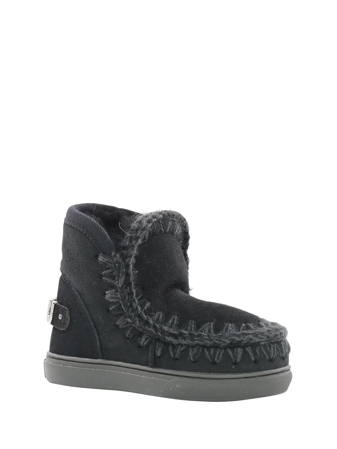 Mou Eskimo kid stivali kids nero basso