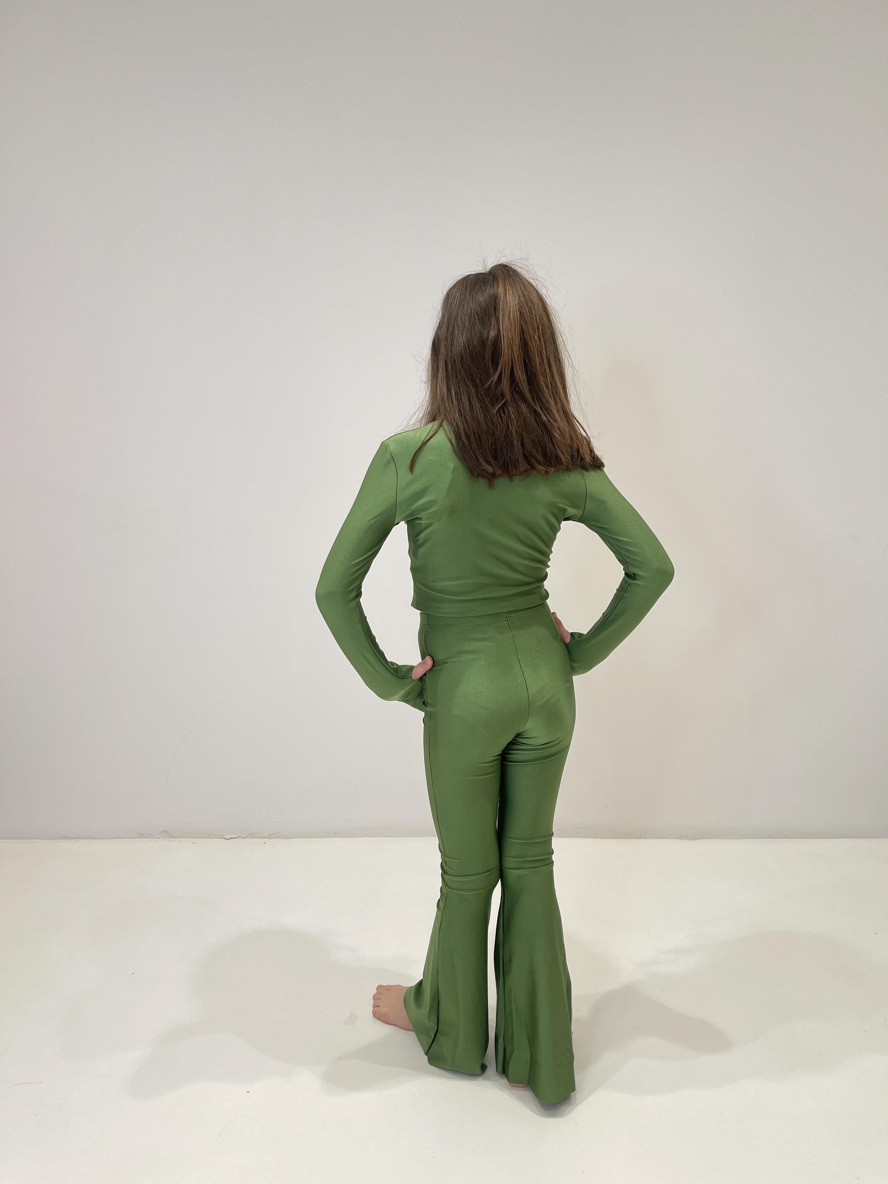 Island Coco leggings kids verde a zampa