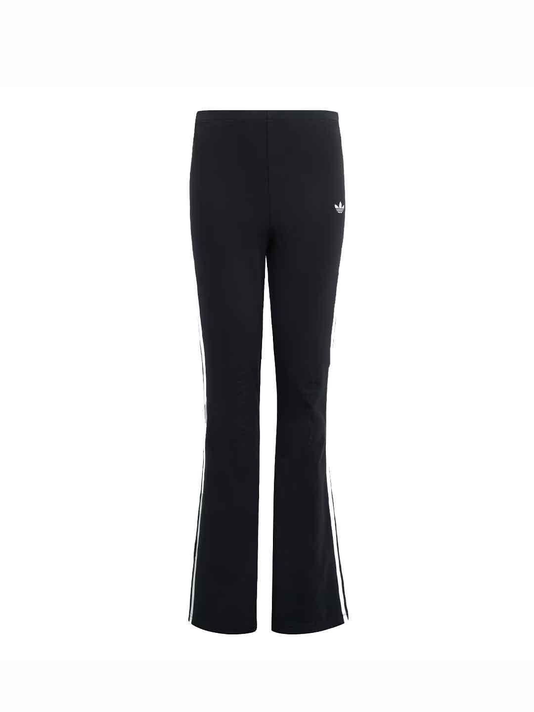 Adidas Flared leggings kids nero a zampa