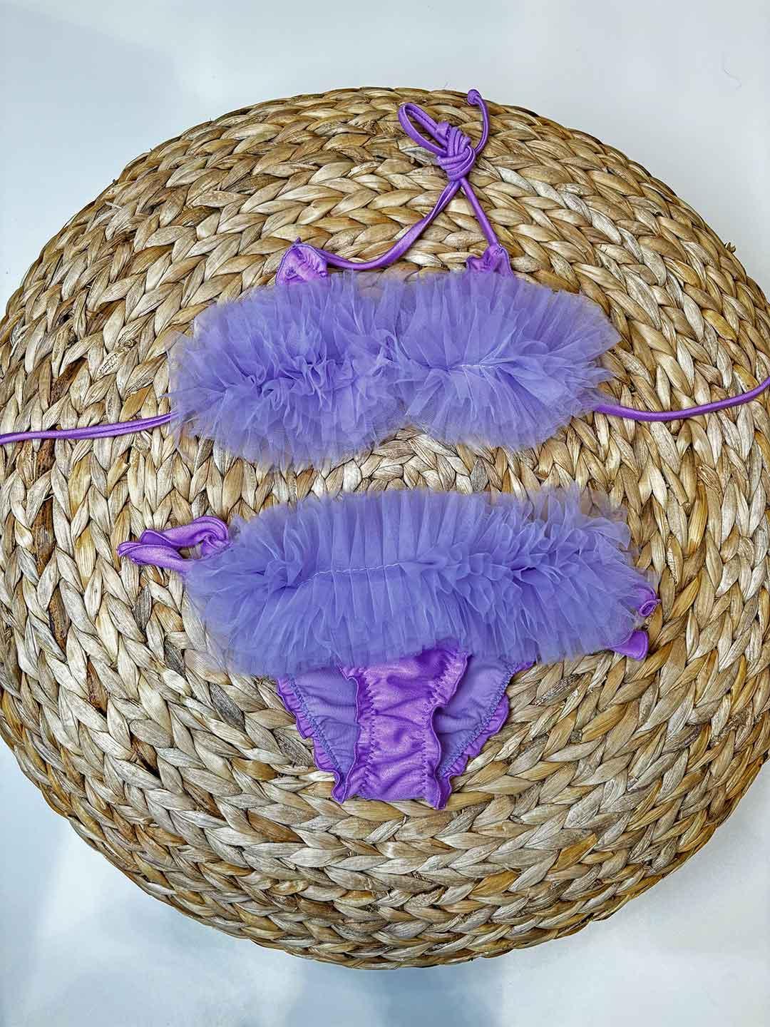 Island Coco costume kids viola triangolo