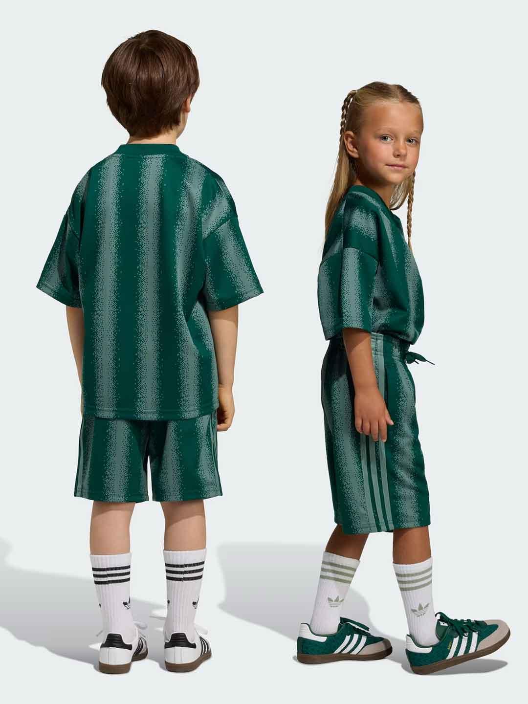 Adidas coordinati kids verde over