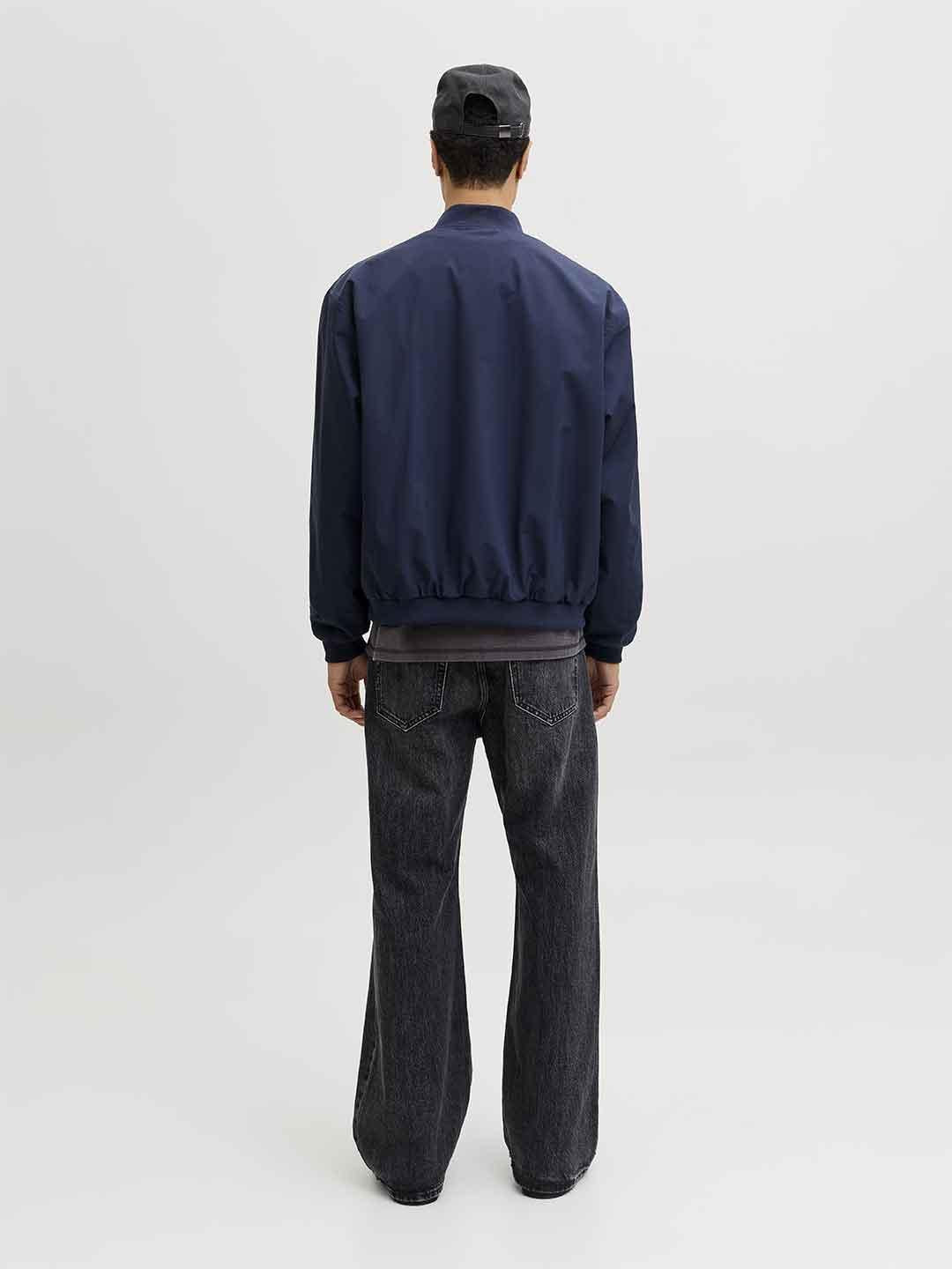Jack & Jones giubbino blu a bomber