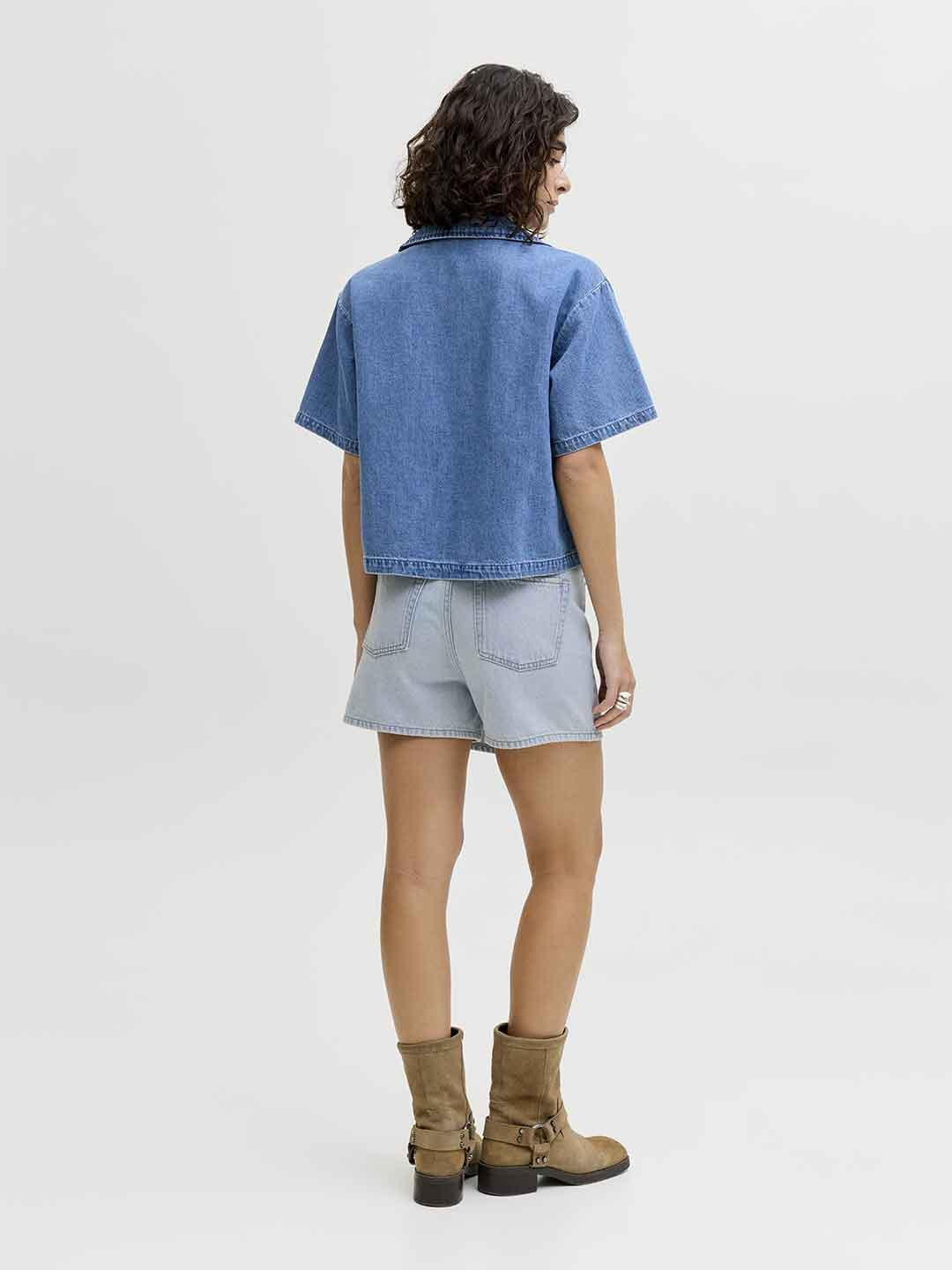 JJXX Greta shorts in jeans