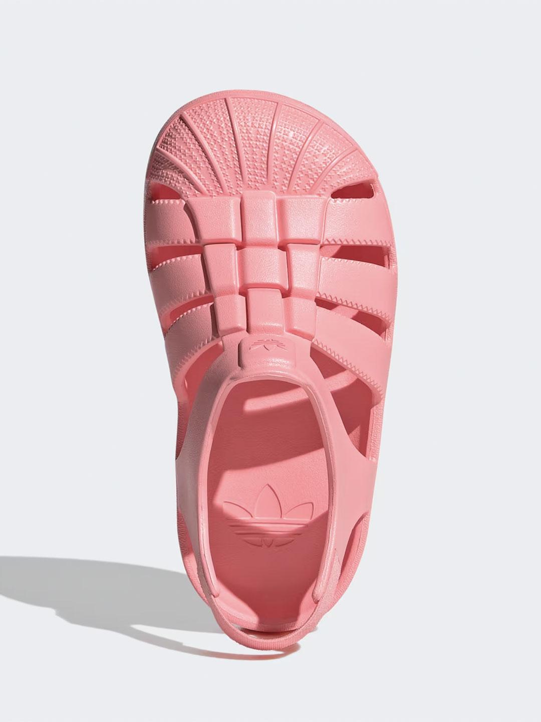 Adidas Super Star sandali kids rosa in gomma