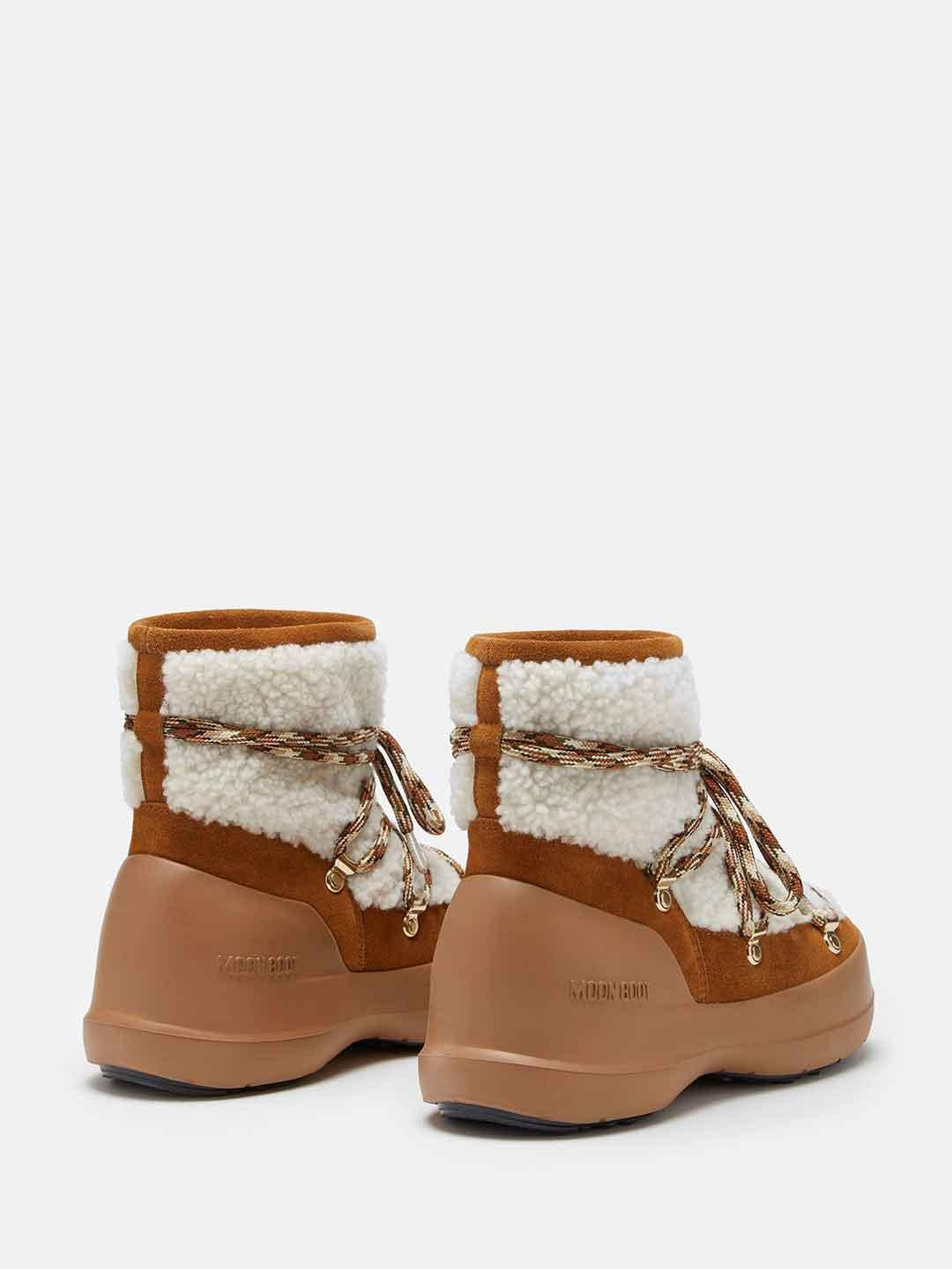 Moon Boot Luna stivale cuoio