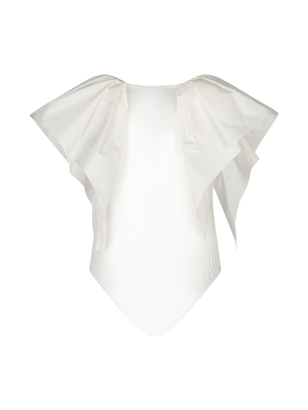 Fun & Fun body kids bianco con volant