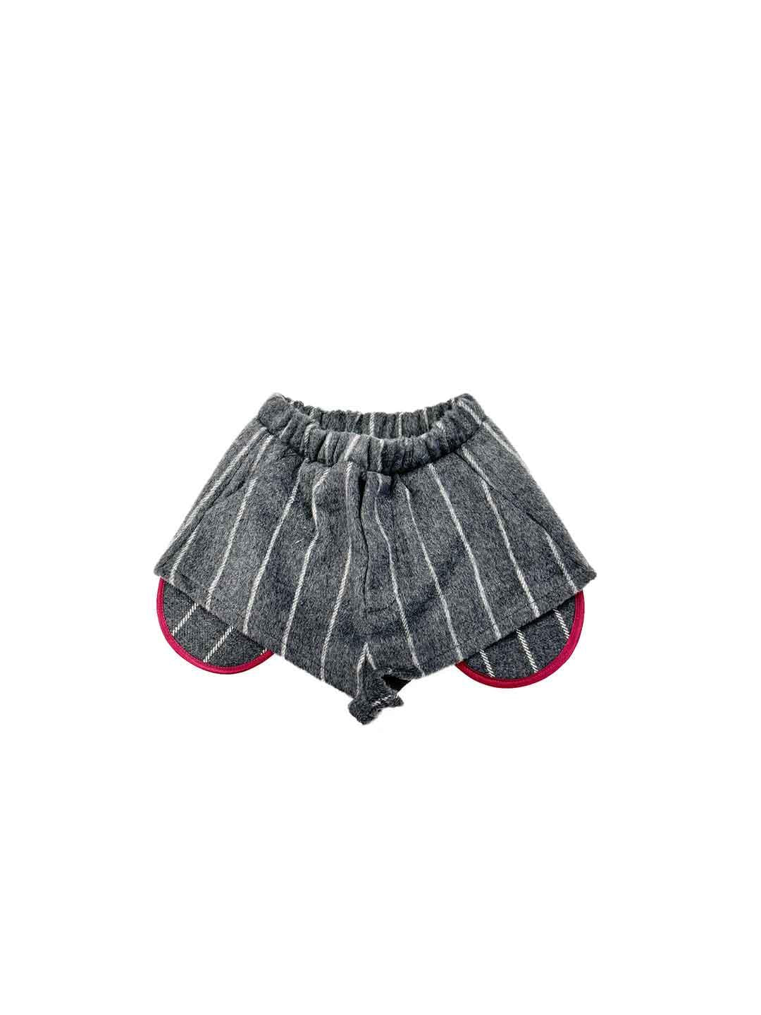 Pype shorts kids grigio gessato