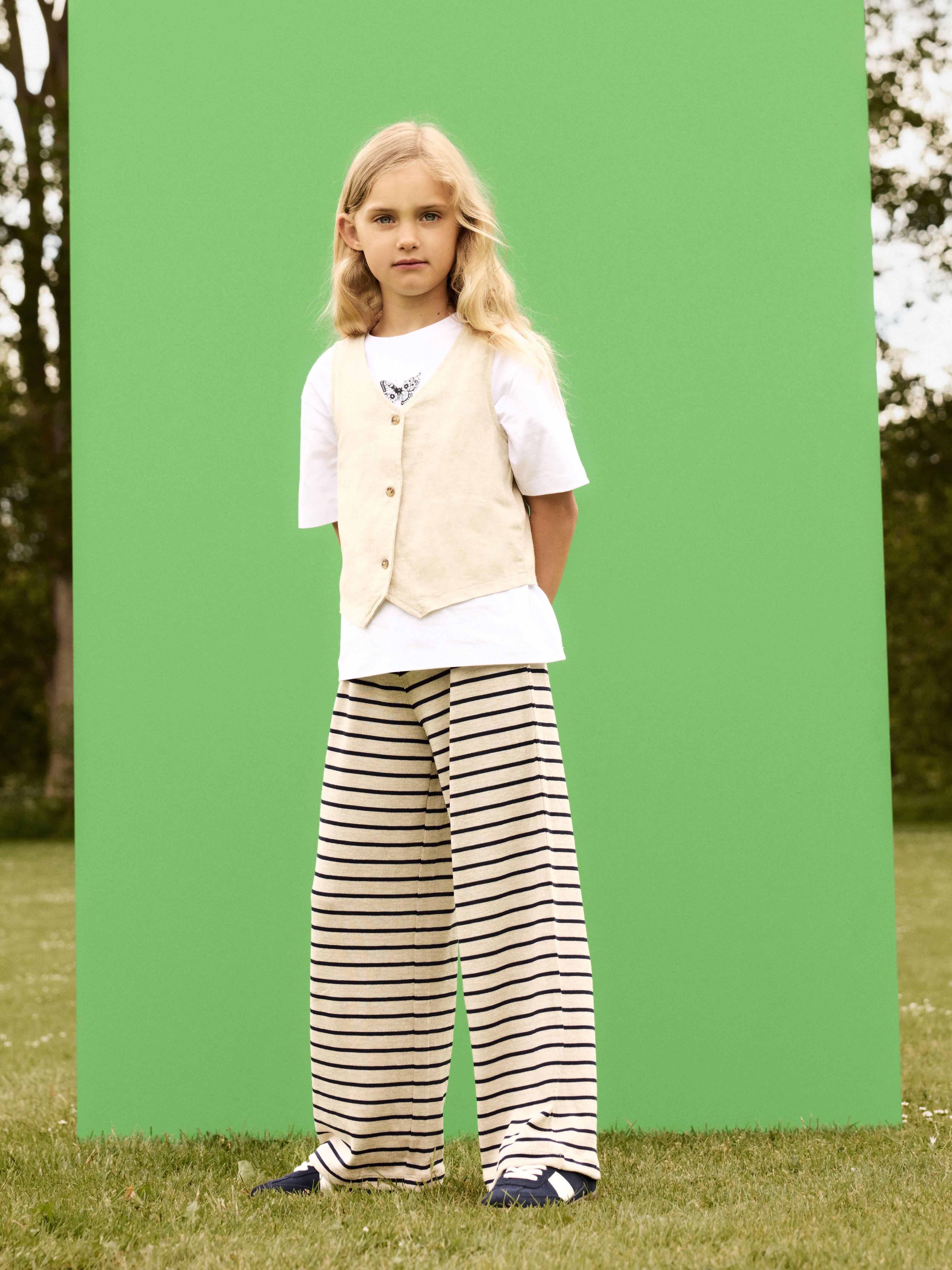 Name It t-shirt kids bianco con farfalla nero