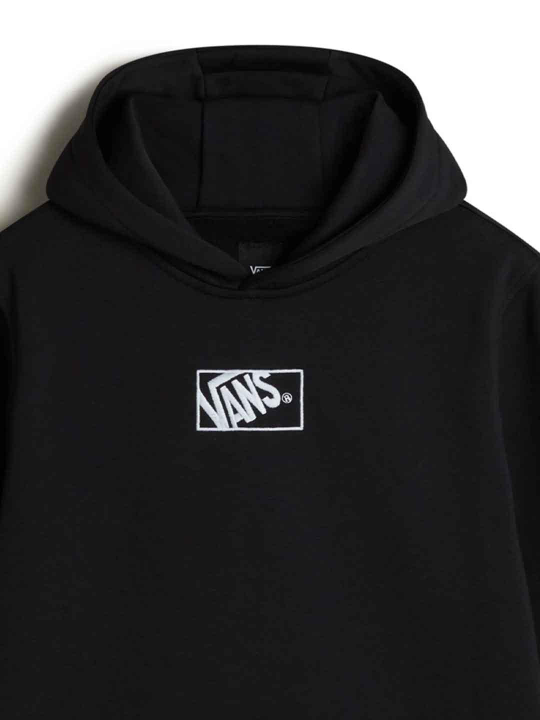 Vans felpa kids nero con cappuccio