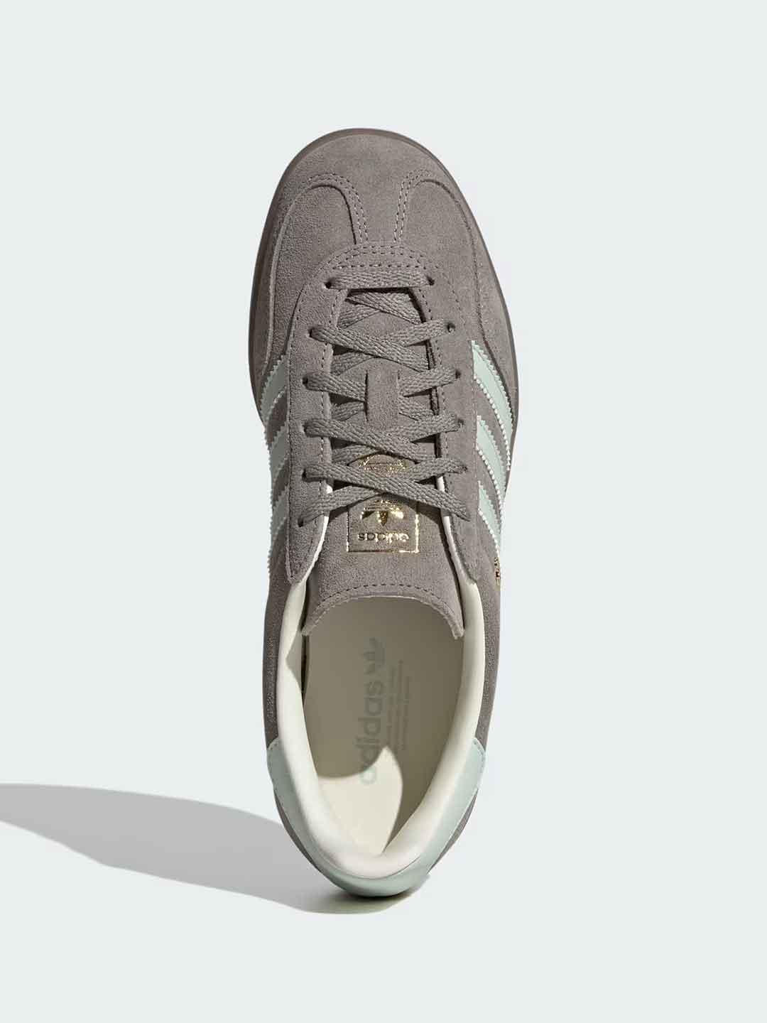 Adidas Gazelle Indoor sneakers fango e verde acqua