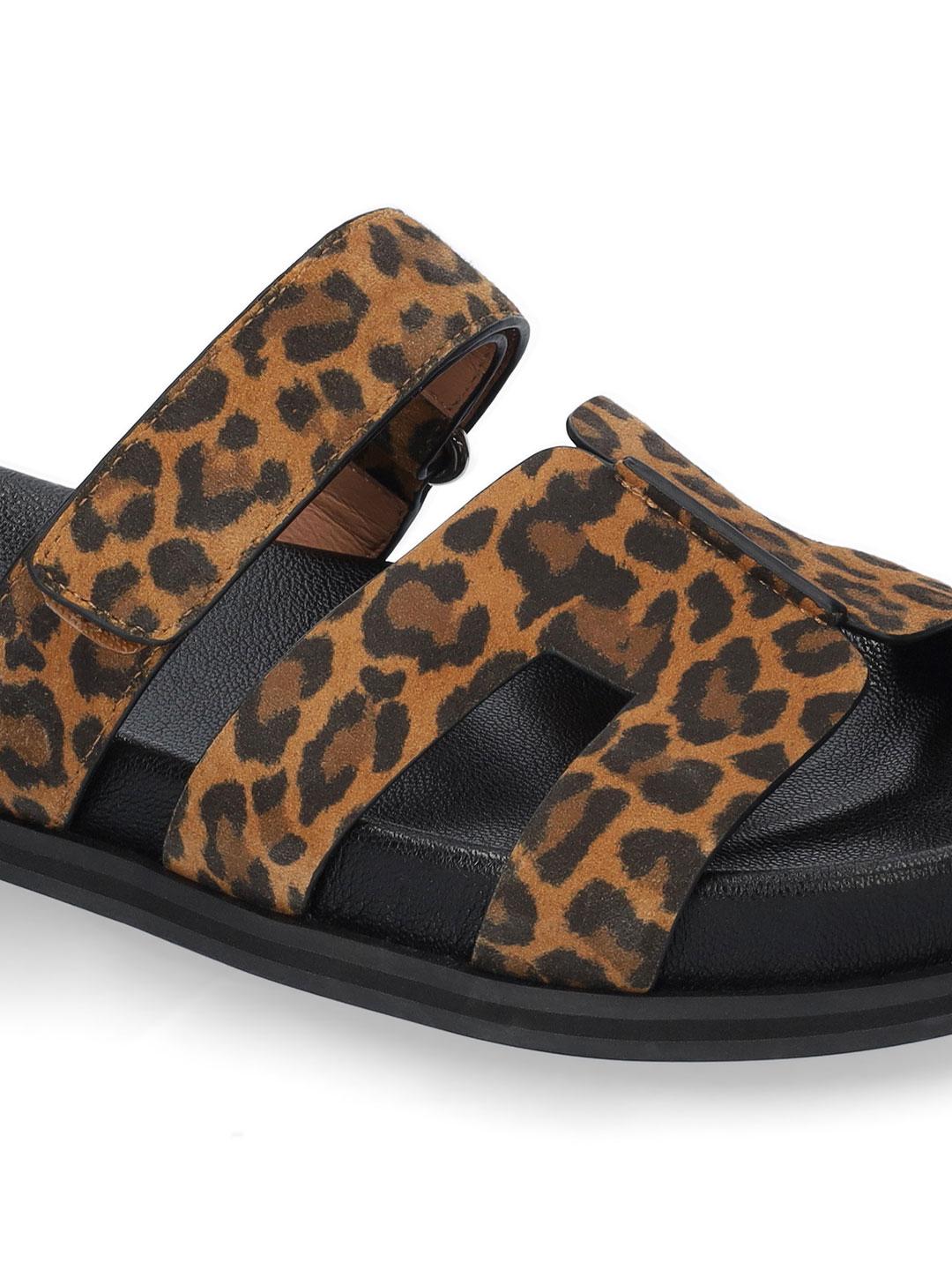 Bibi Lou Mindy Flat sandali maculato