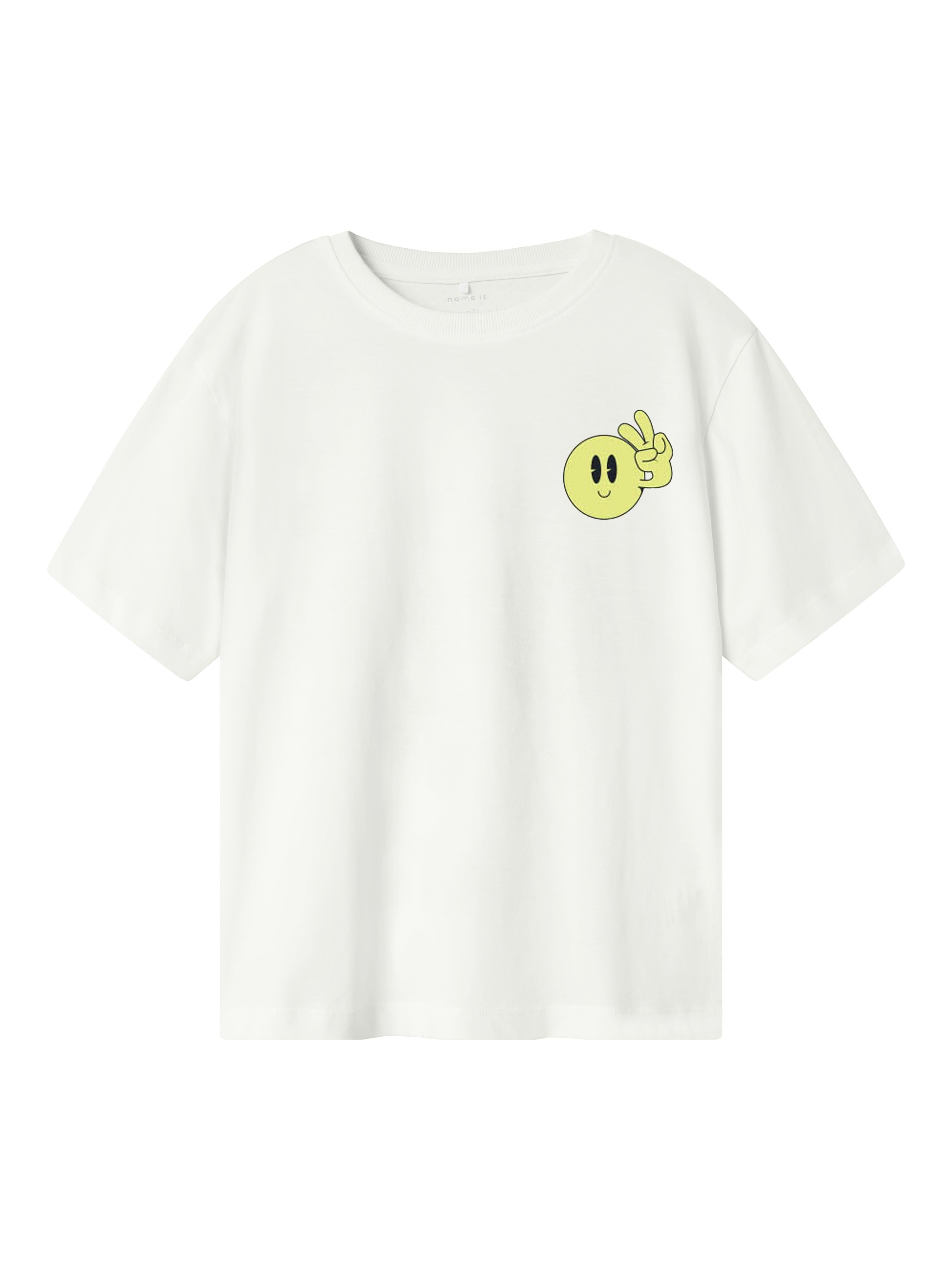 Name It t-shirt kids bianco con smile