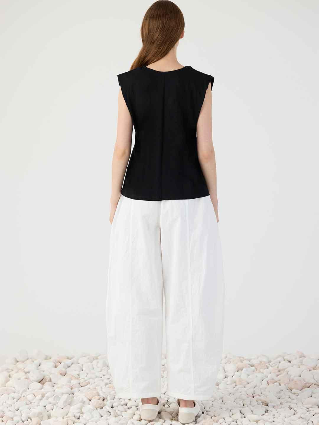 Eleh pantaloni bianco