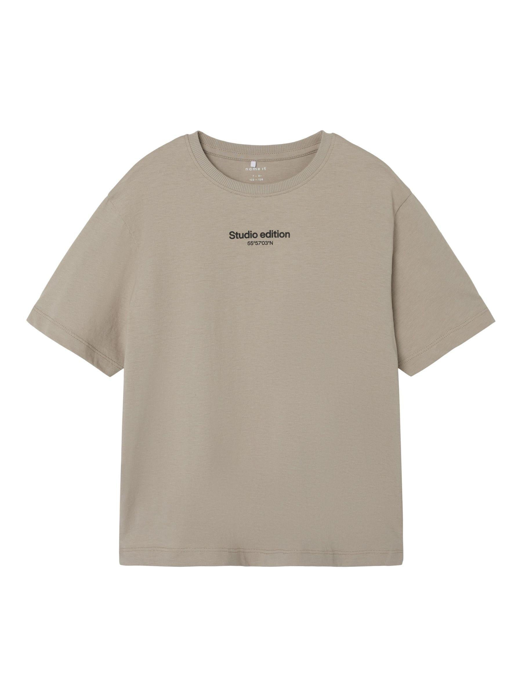 Name It t-shirt kids beige grafica studio edition