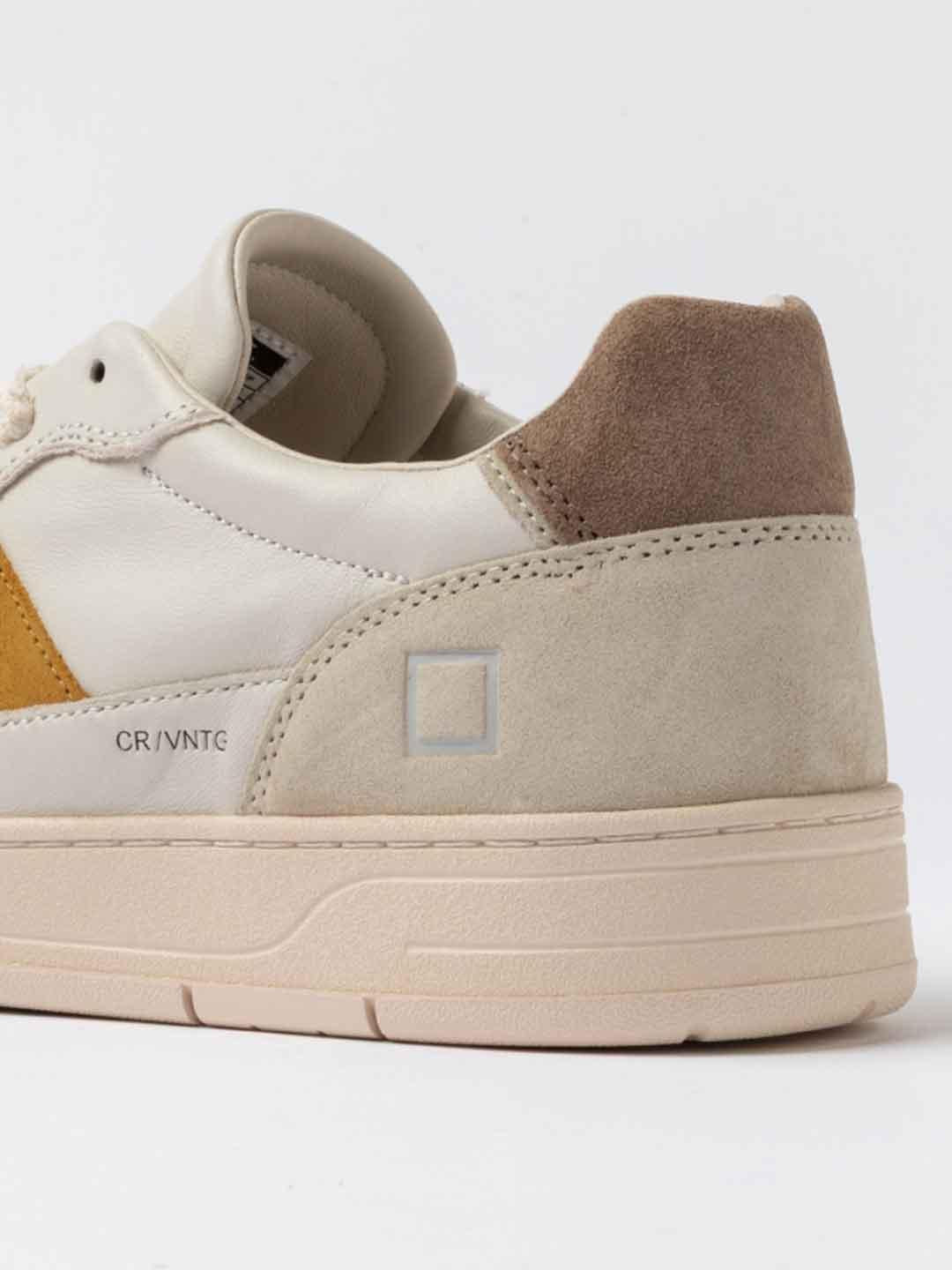 D.A.T.E. Court 2.0 Vintage sneakers panna